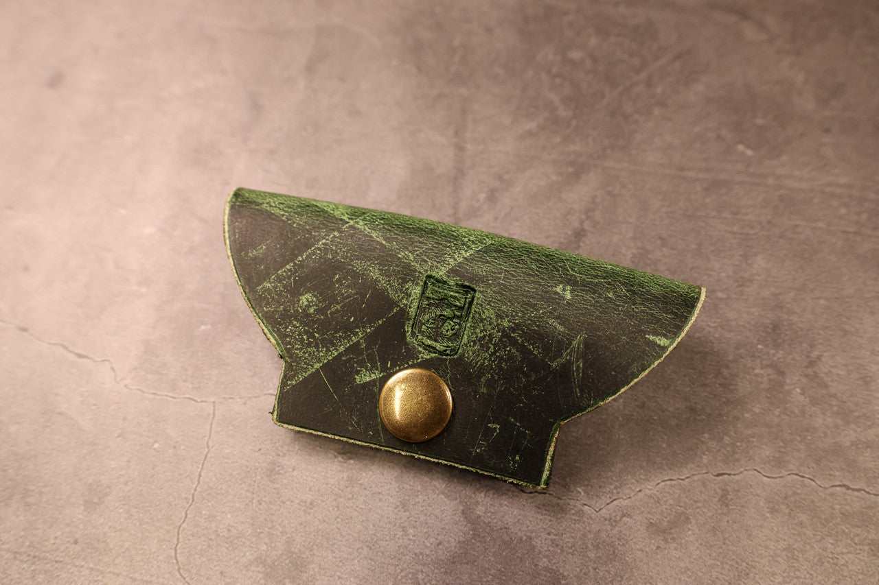 Leather Cord Wrap - Evergreen