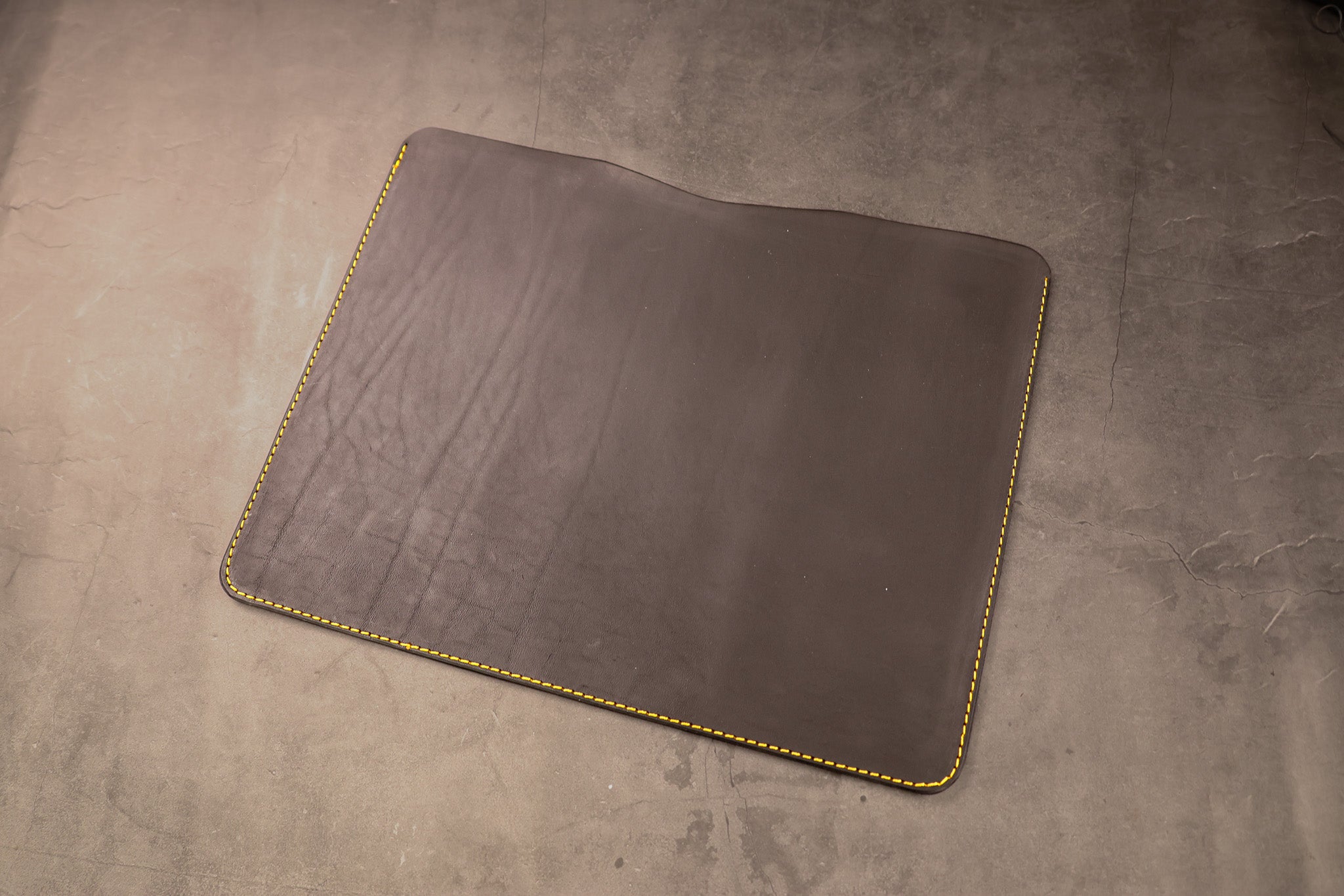 Leather iPad Sleeve - Black Balmoral