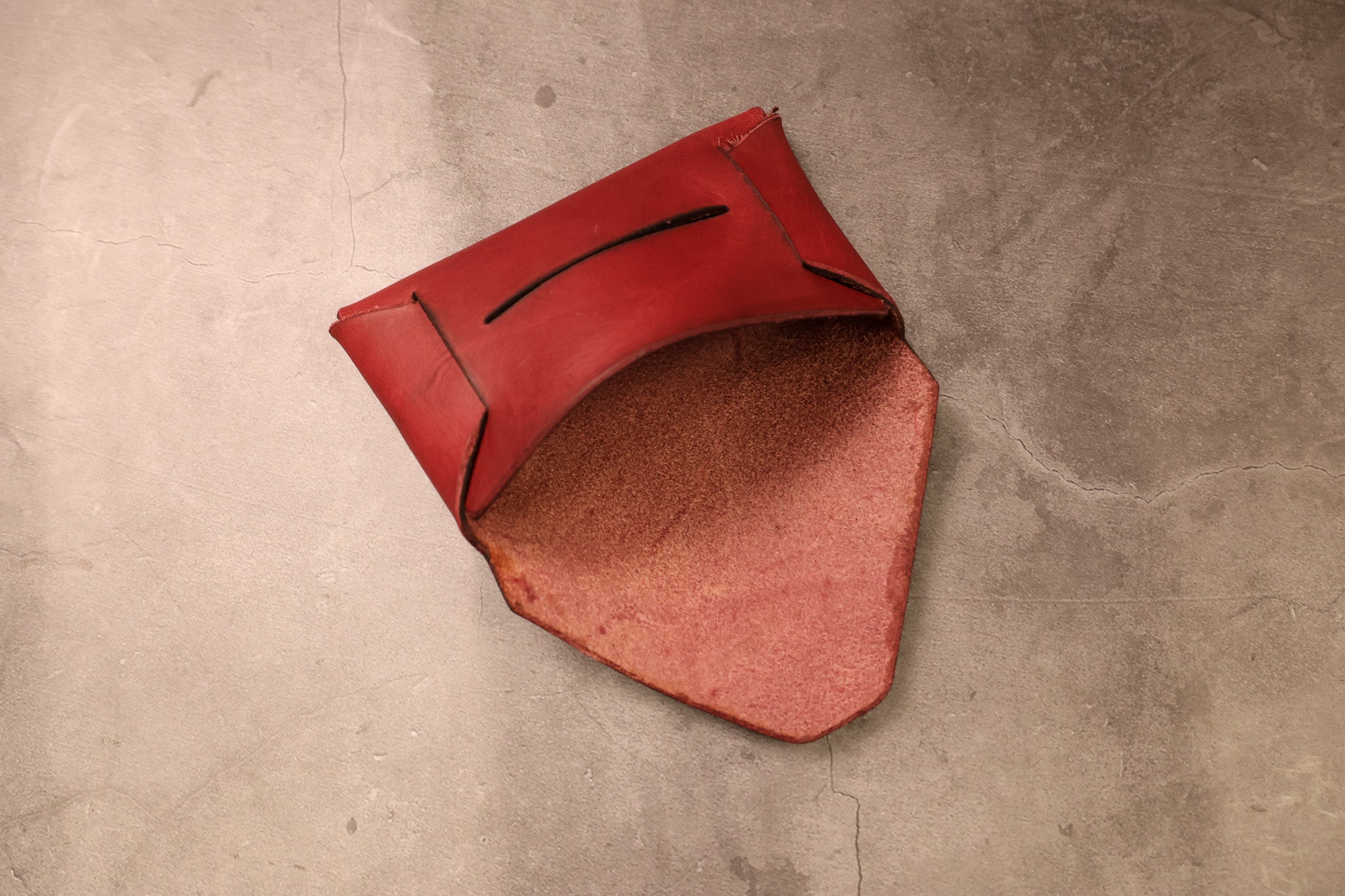 Stitchless Card Holder - Bordeaux Minerva