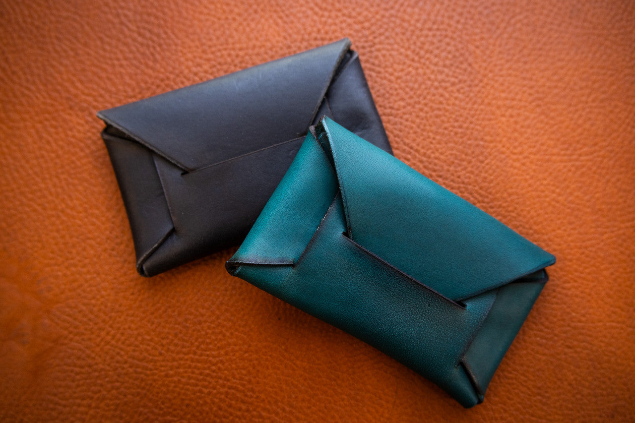 Stitchless Card Holder - Turquoise Minerva