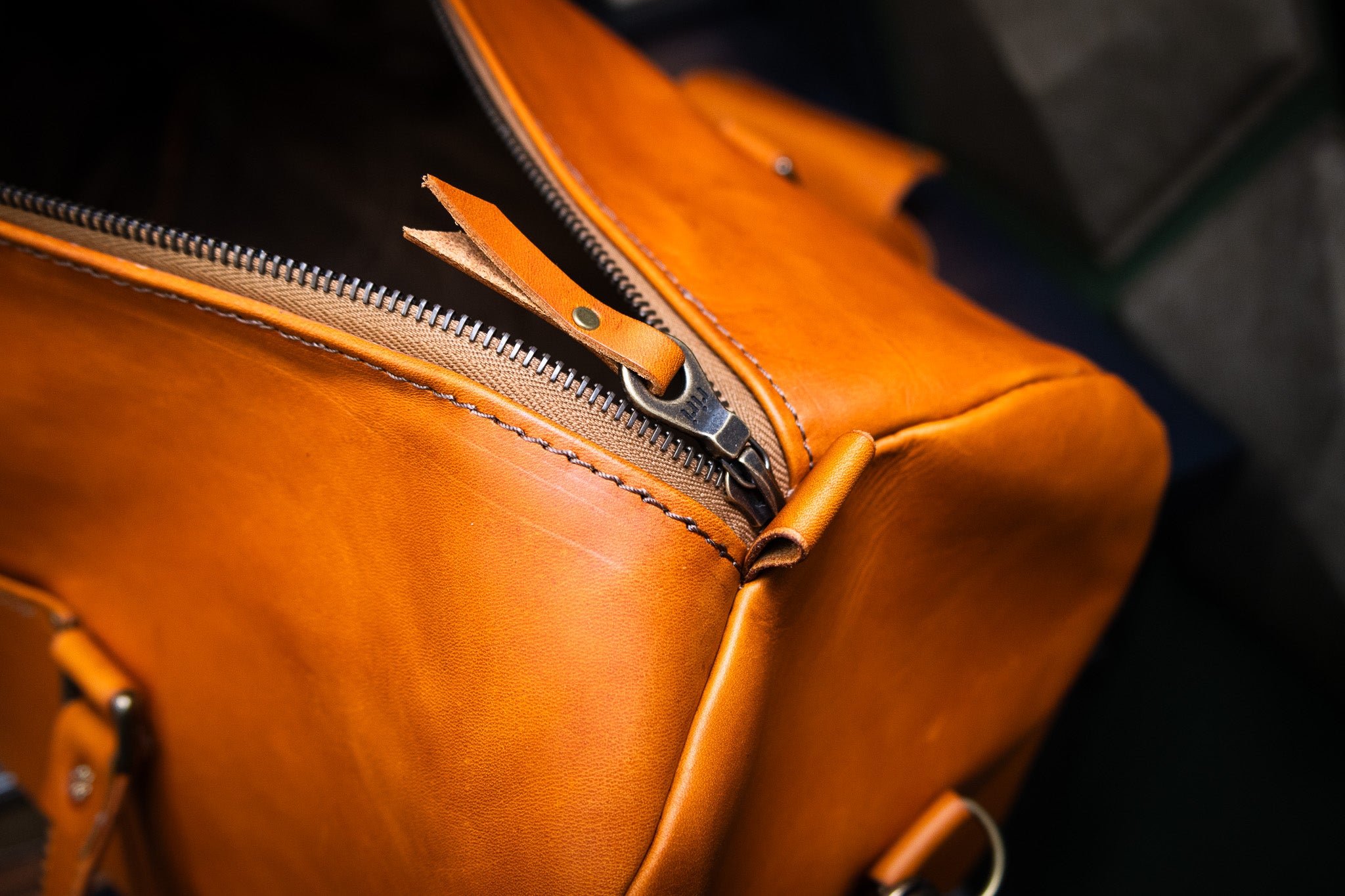 Leather Carry-On Duffle Bag - Olmo Minerva