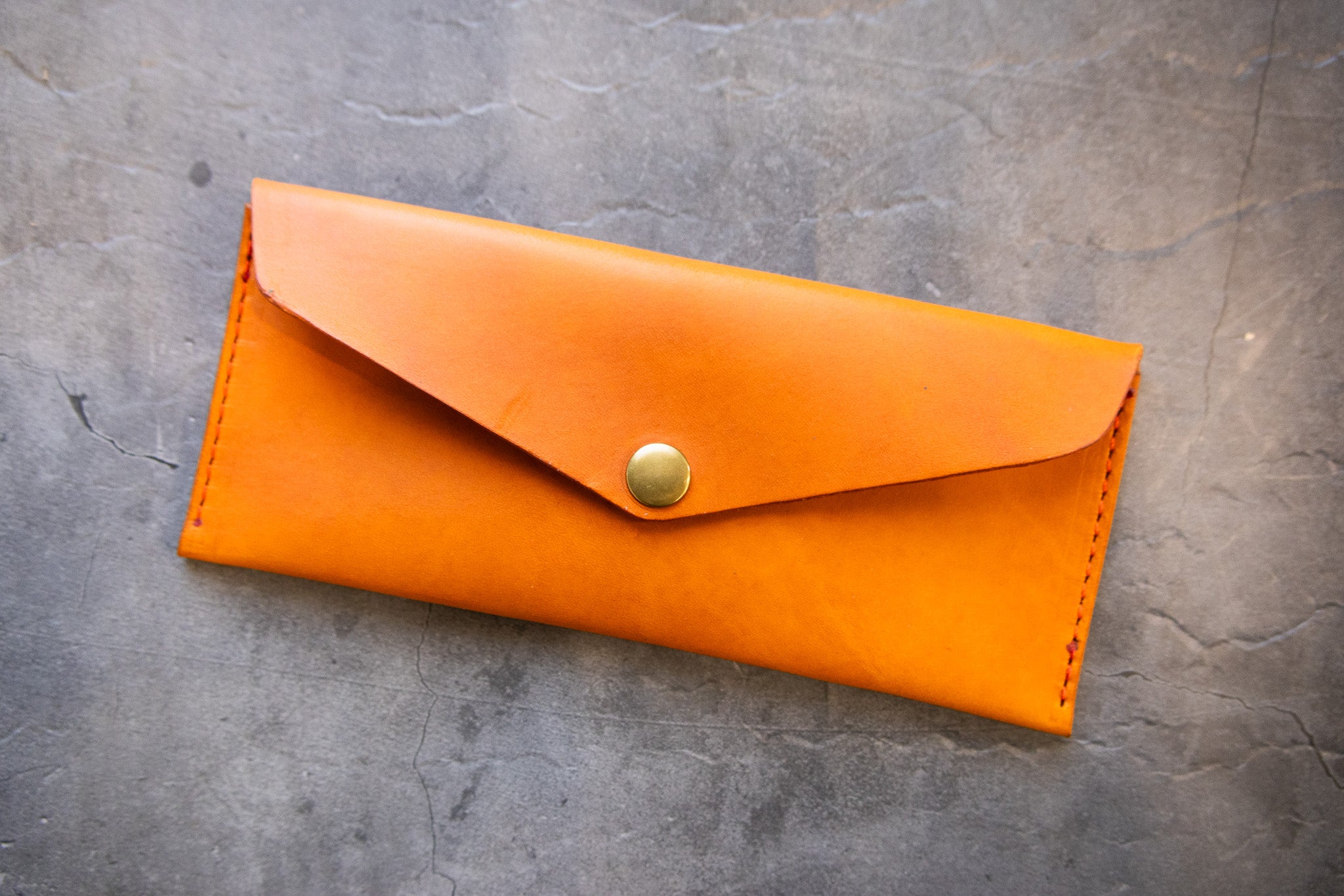 Leather Money Envelope - Olmo Minerva