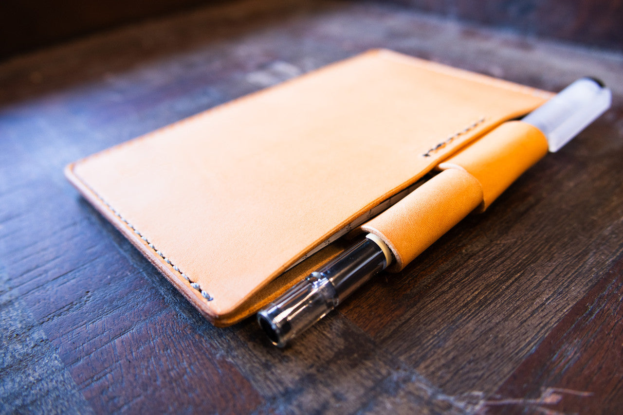 Leather Field Notes Set - Natural Minerva
