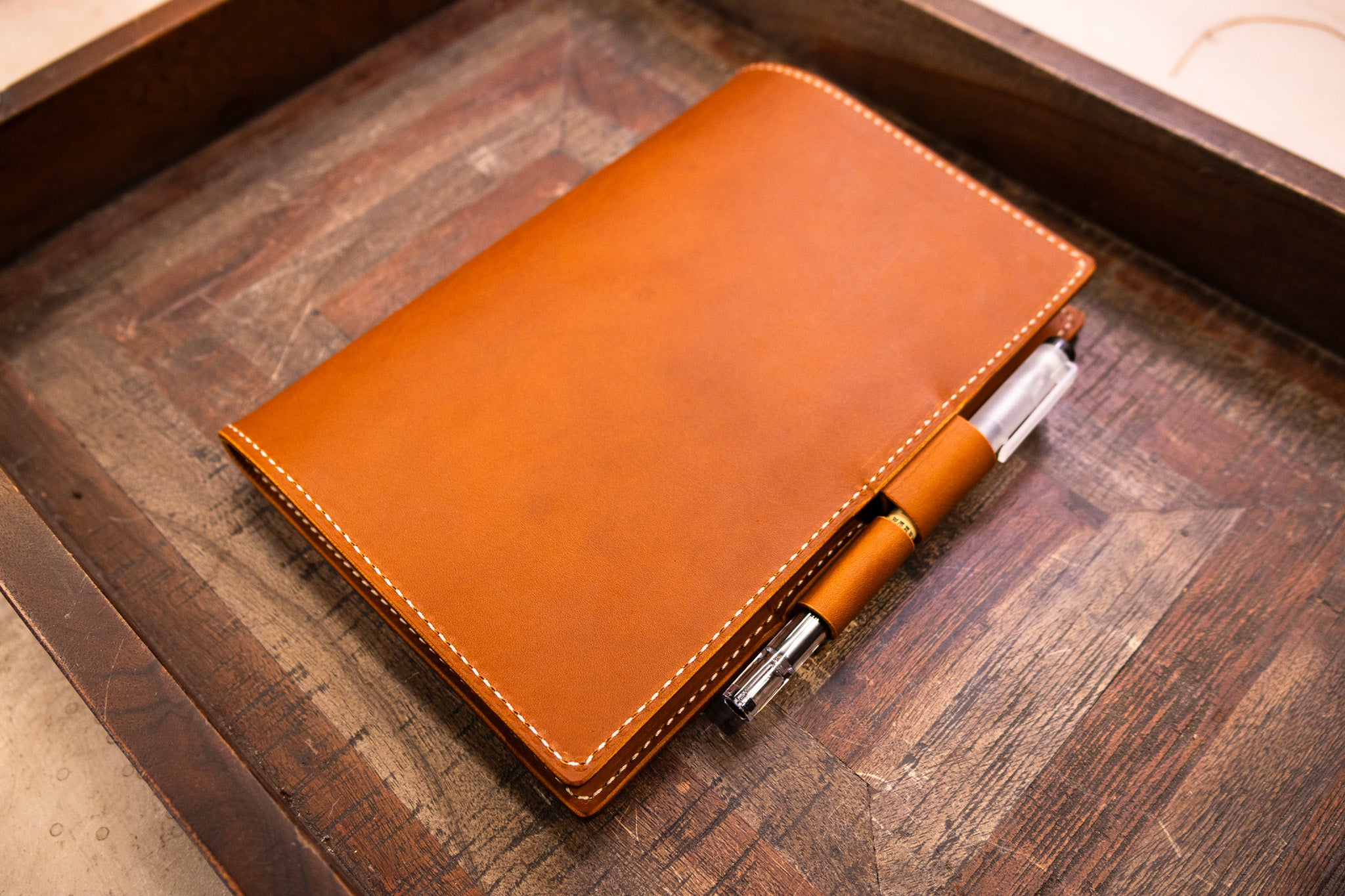 LEUCHTTURM1917 A5 Leather Notebook Cover Set - Olmo Minerva