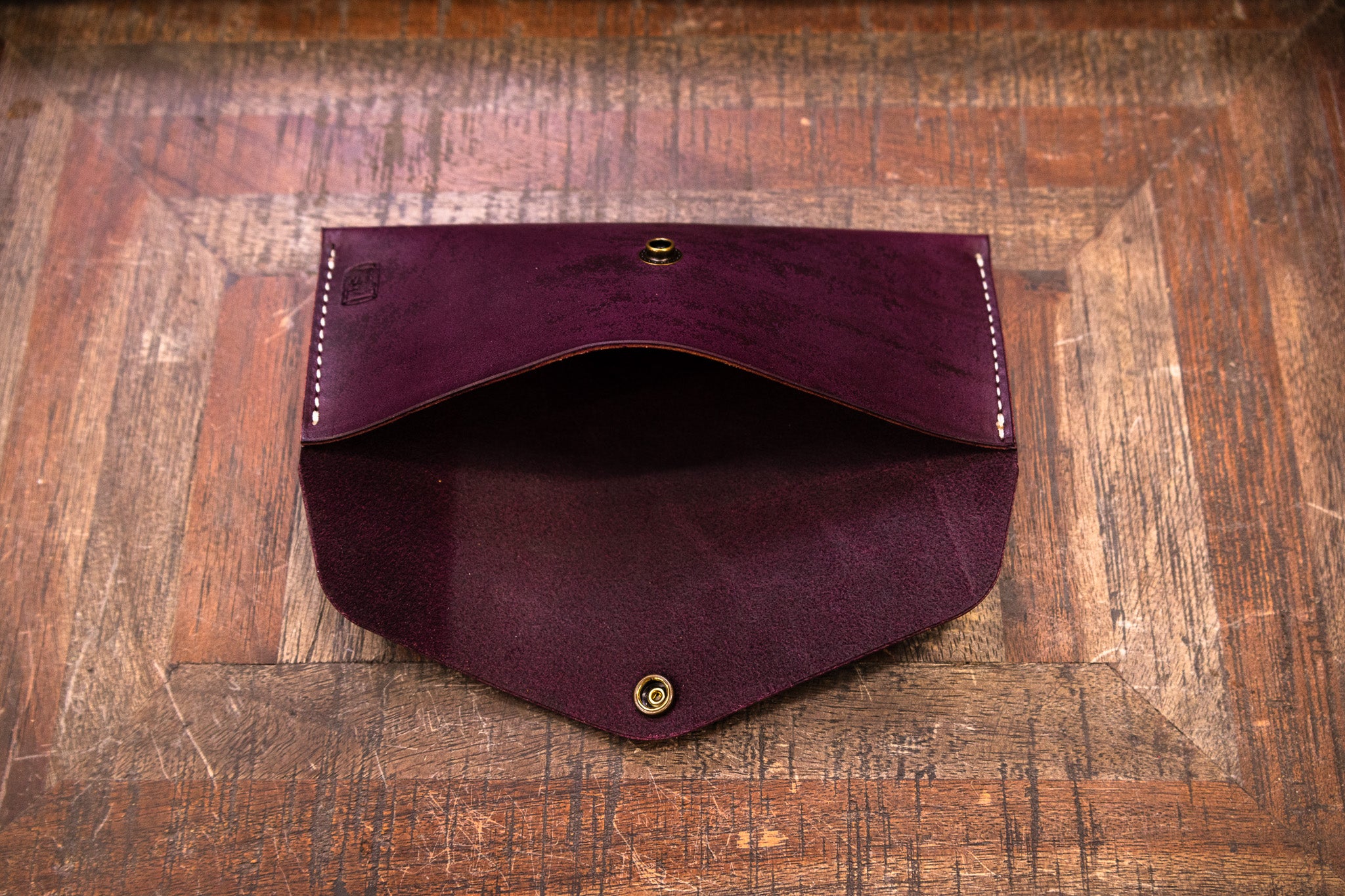 Leather Money Envelope - Violet Minerva (LIMITED EDITION)