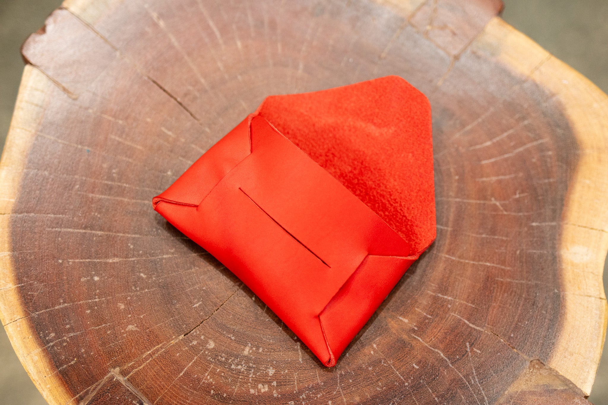 Stitchless Card Holder - Red Minerva (LIMITED EDITION)