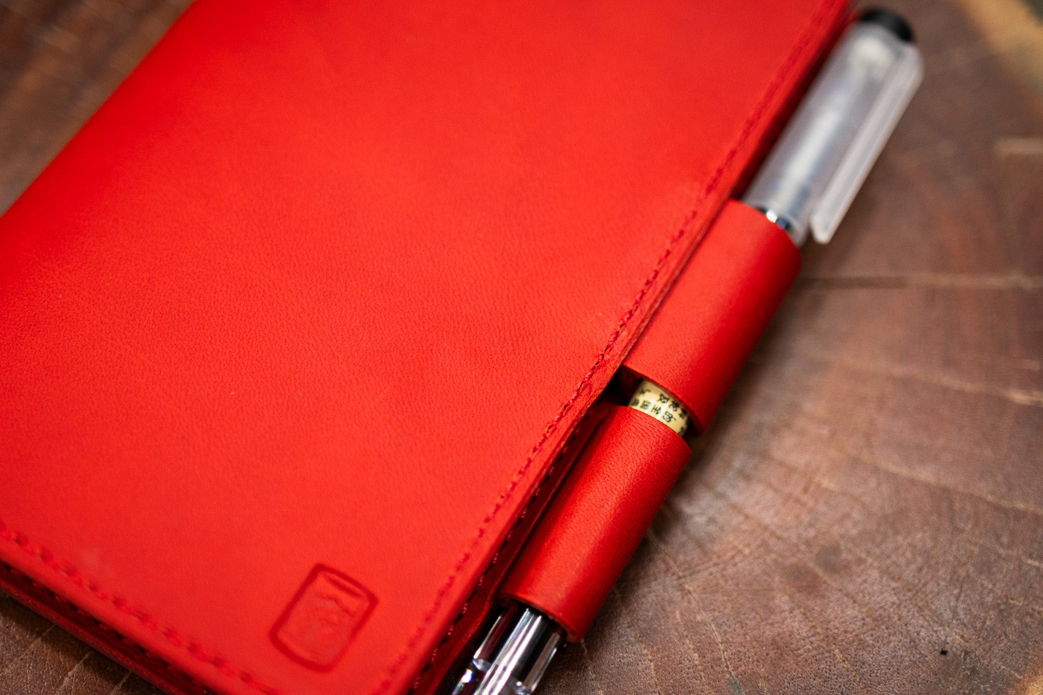 LEUCHTTURM1917 A6 Pocket Leather Notebook Cover Set - Red Minerva (Limited Edition)