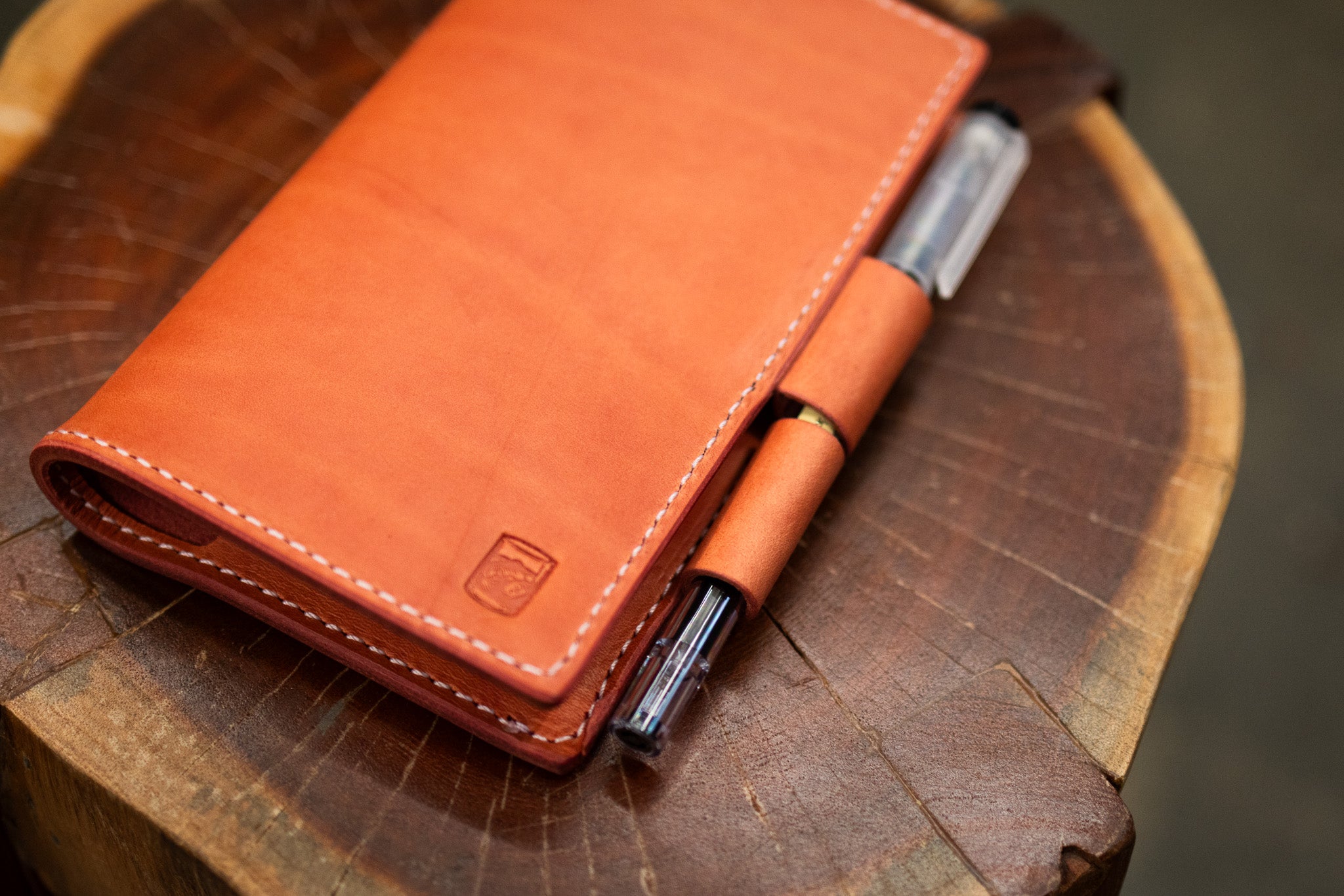 LEUCHTTURM1917 A6 Pocket Leather Notebook Cover Set - Pink Minerva (Limited Edition)