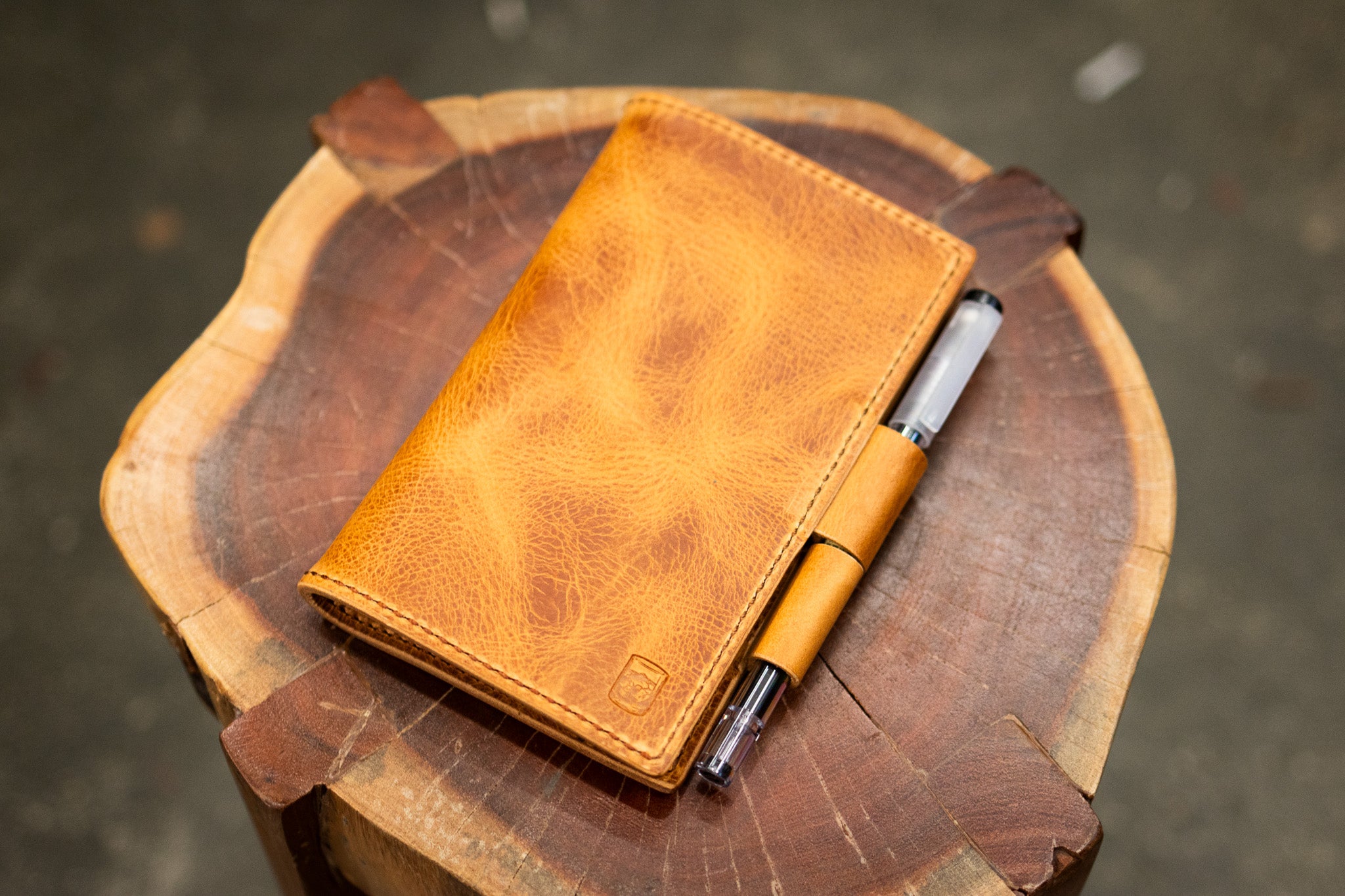 LEUCHTTURM1917 A6 Pocket Leather Notebook Cover Set - Natural Waxy Minerva (Limited Edition)