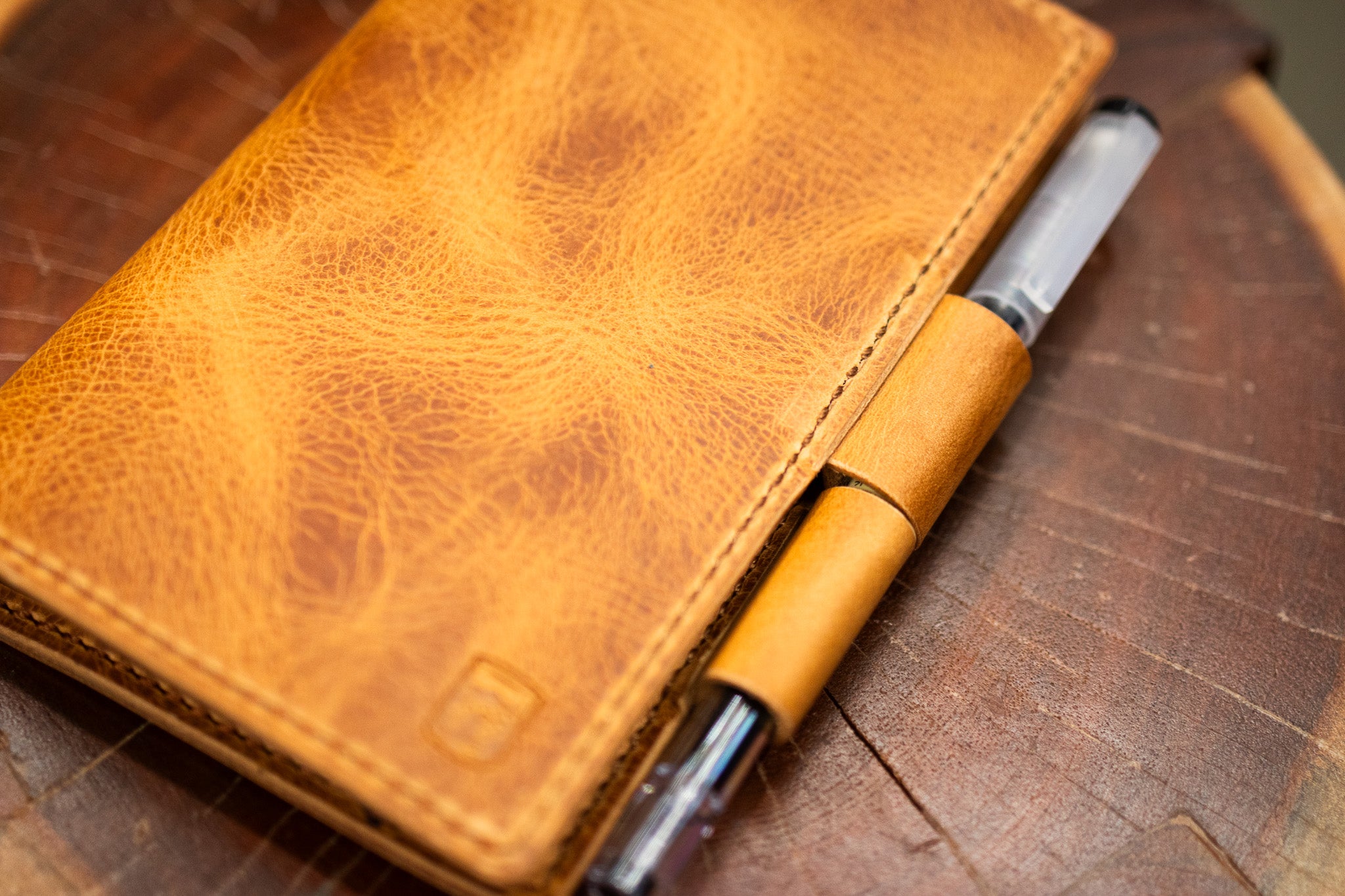 LEUCHTTURM1917 A6 Pocket Leather Notebook Cover Set - Natural Waxy Minerva (Limited Edition)