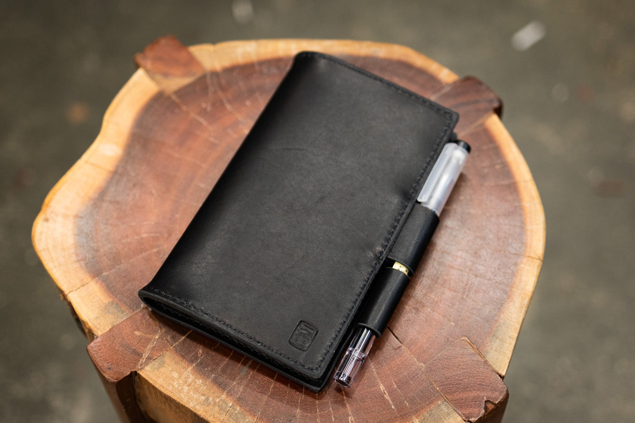 LEUCHTTURM1917 A6 Pocket Leather Notebook Cover Set - Black Balmoral