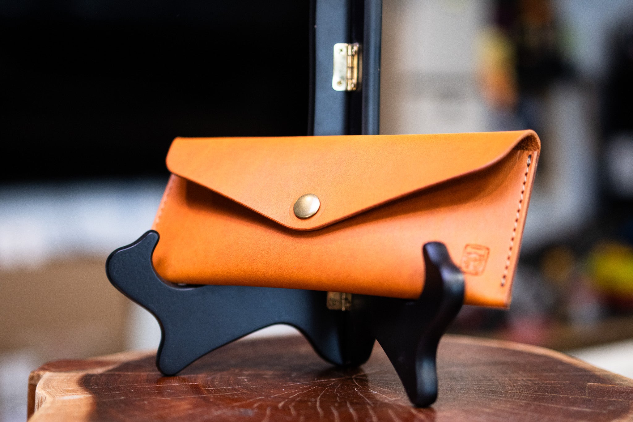 Leather Money Envelope - Olmo Minerva