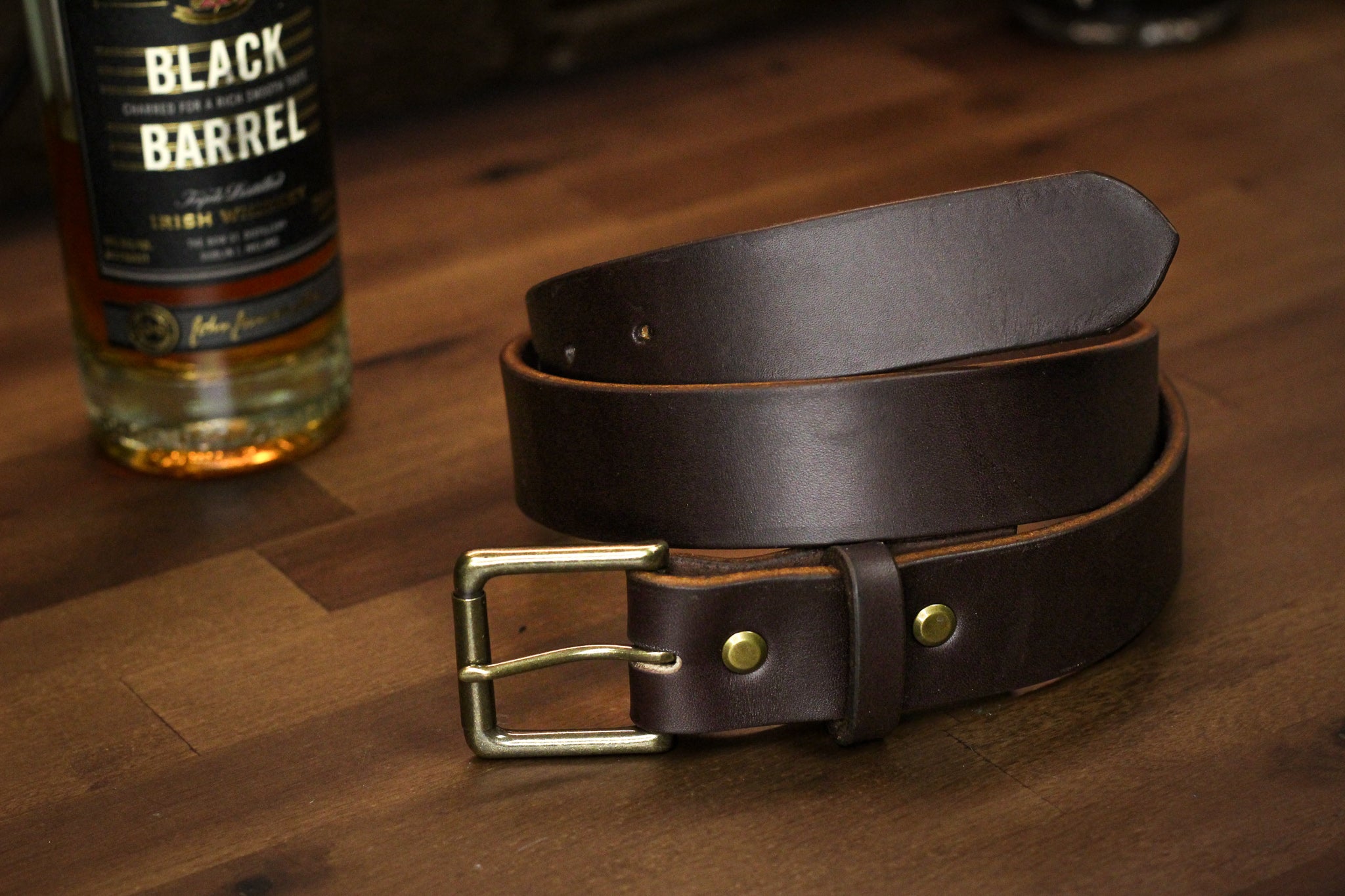Leather Belt - Dark Brown