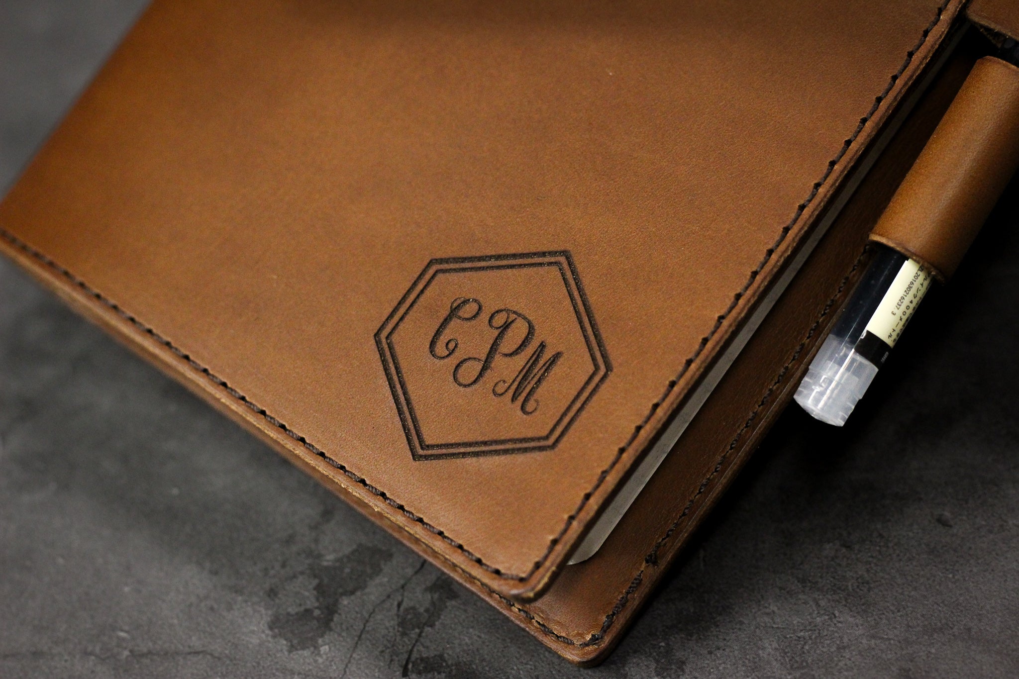 LEUCHTTURM1917 A6 Pocket Leather Notebook Cover Set - Walnut Minerva