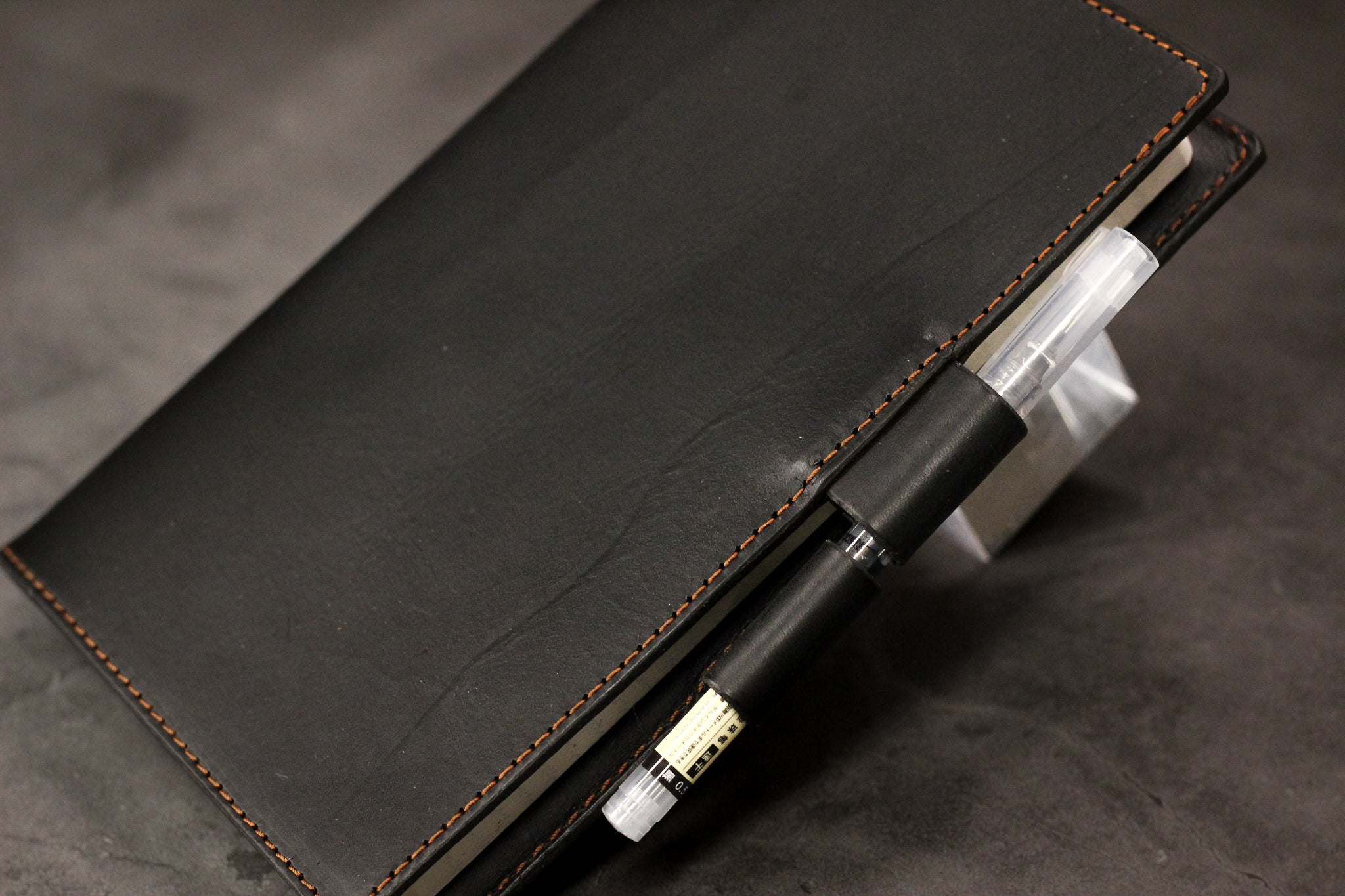 LEUCHTTURM1917 A5 Leather Notebook Cover Set - Black Balmoral