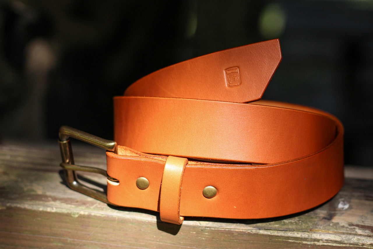 Leather Belt - Tan