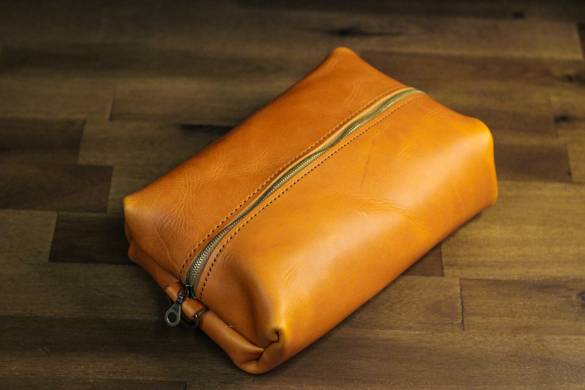 Leather Dopp Kit - Olmo Minerva