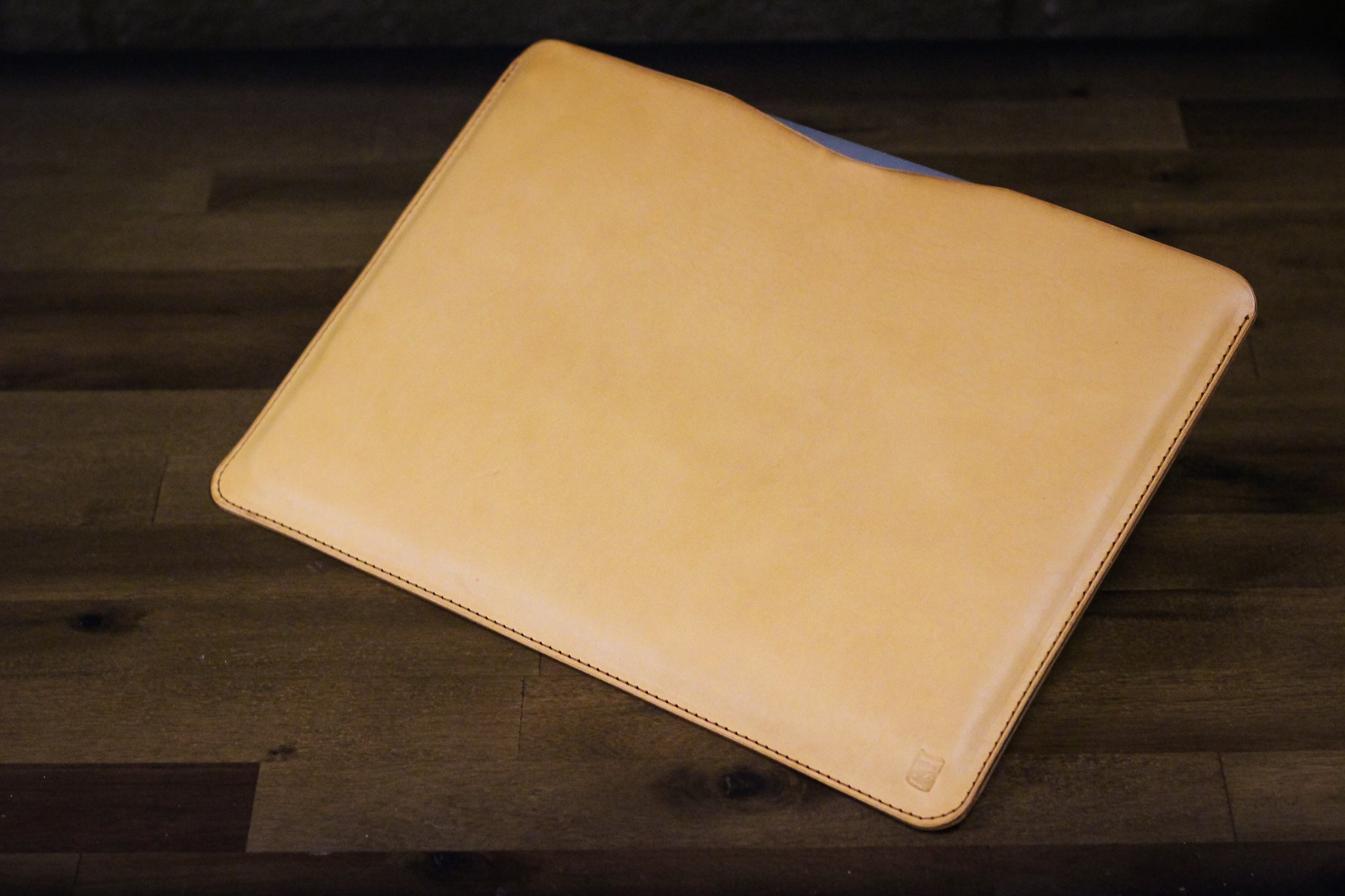 Leather MacBook Sleeve - Natural Minerva