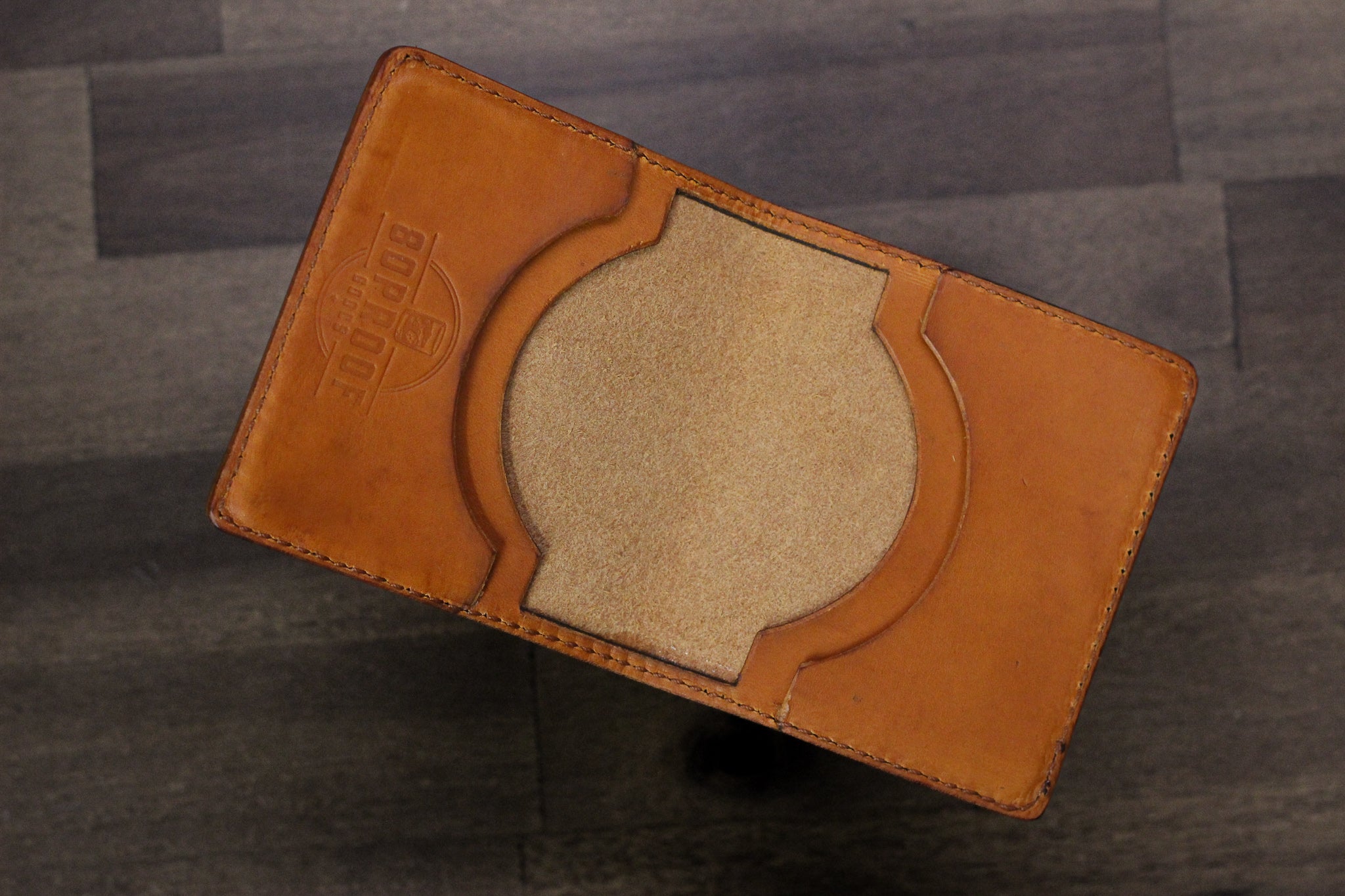 Leather Slim Minimalist Wallet - Olmo Minerva