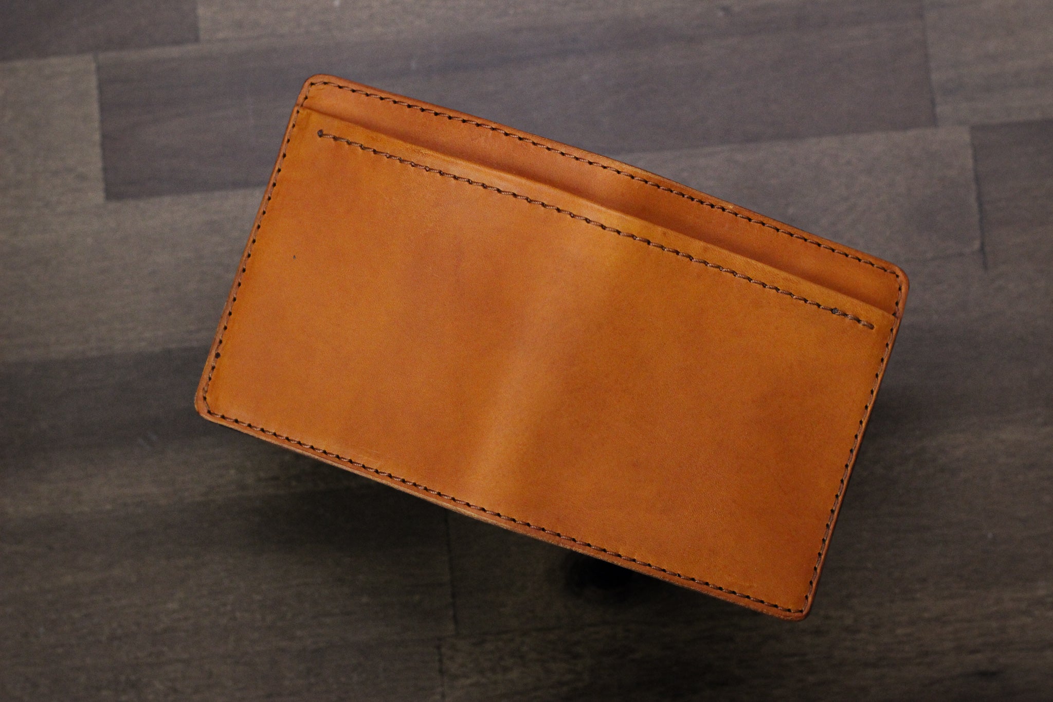 Leather Slim Minimalist Wallet - Olmo Minerva