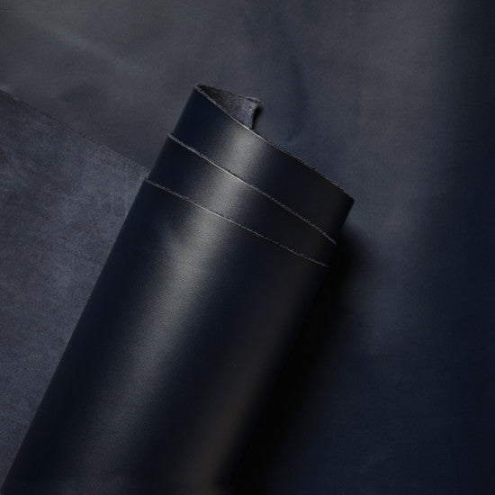 Luxury Leather Valet Tray - Navy Blue Balmoral