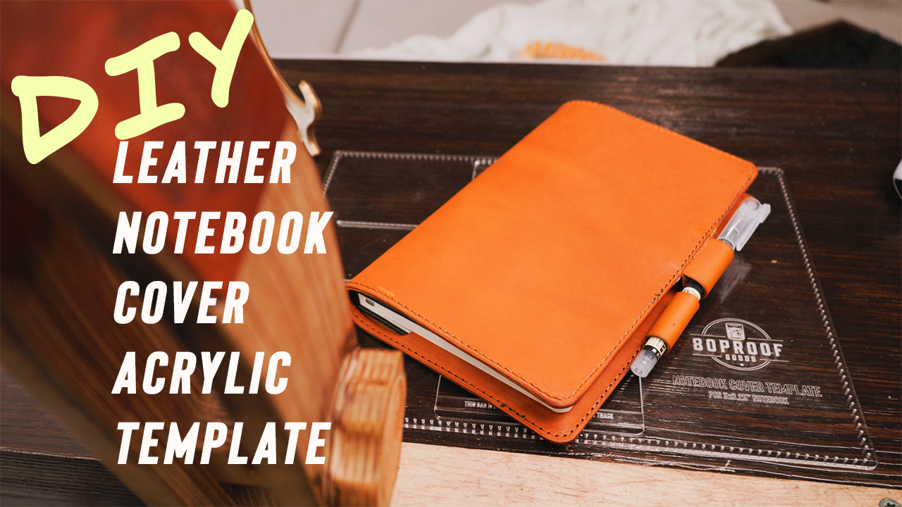 DIY Leather Notebook Cover PATTERN