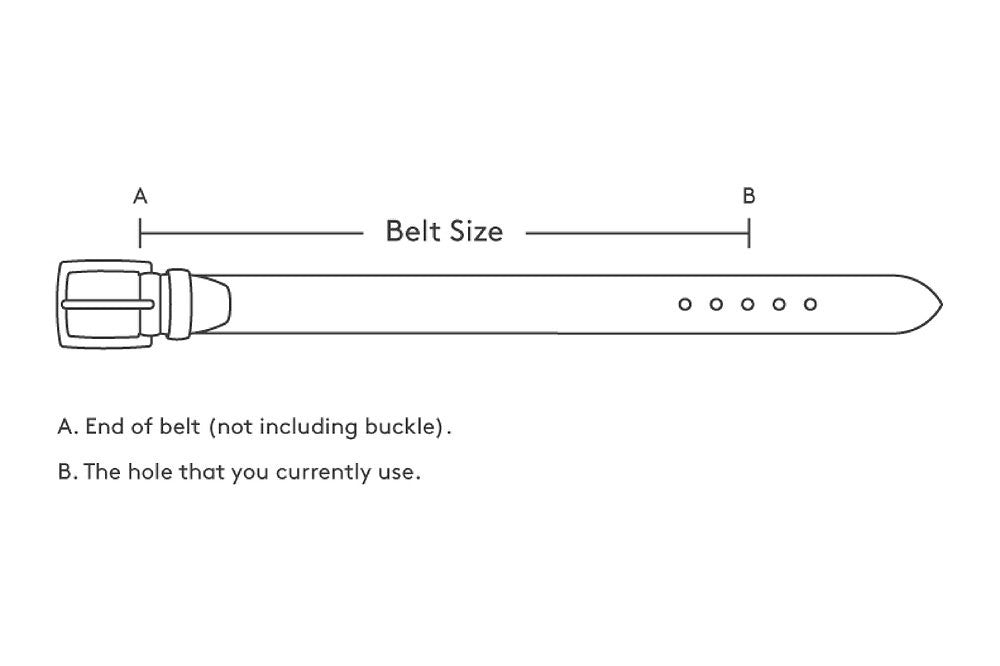 Leather Belt - Black