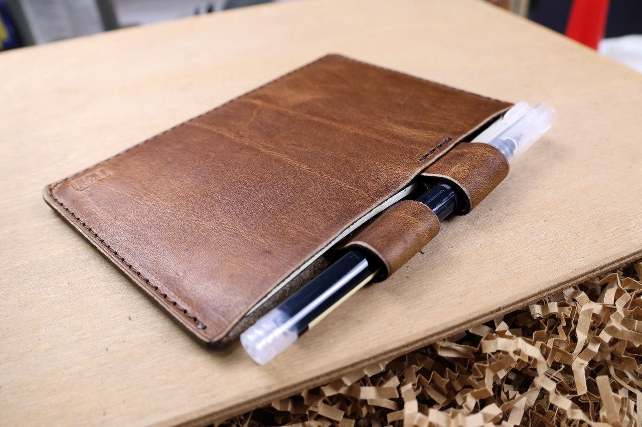 Leather Field Notes Set - English Tan Harvest