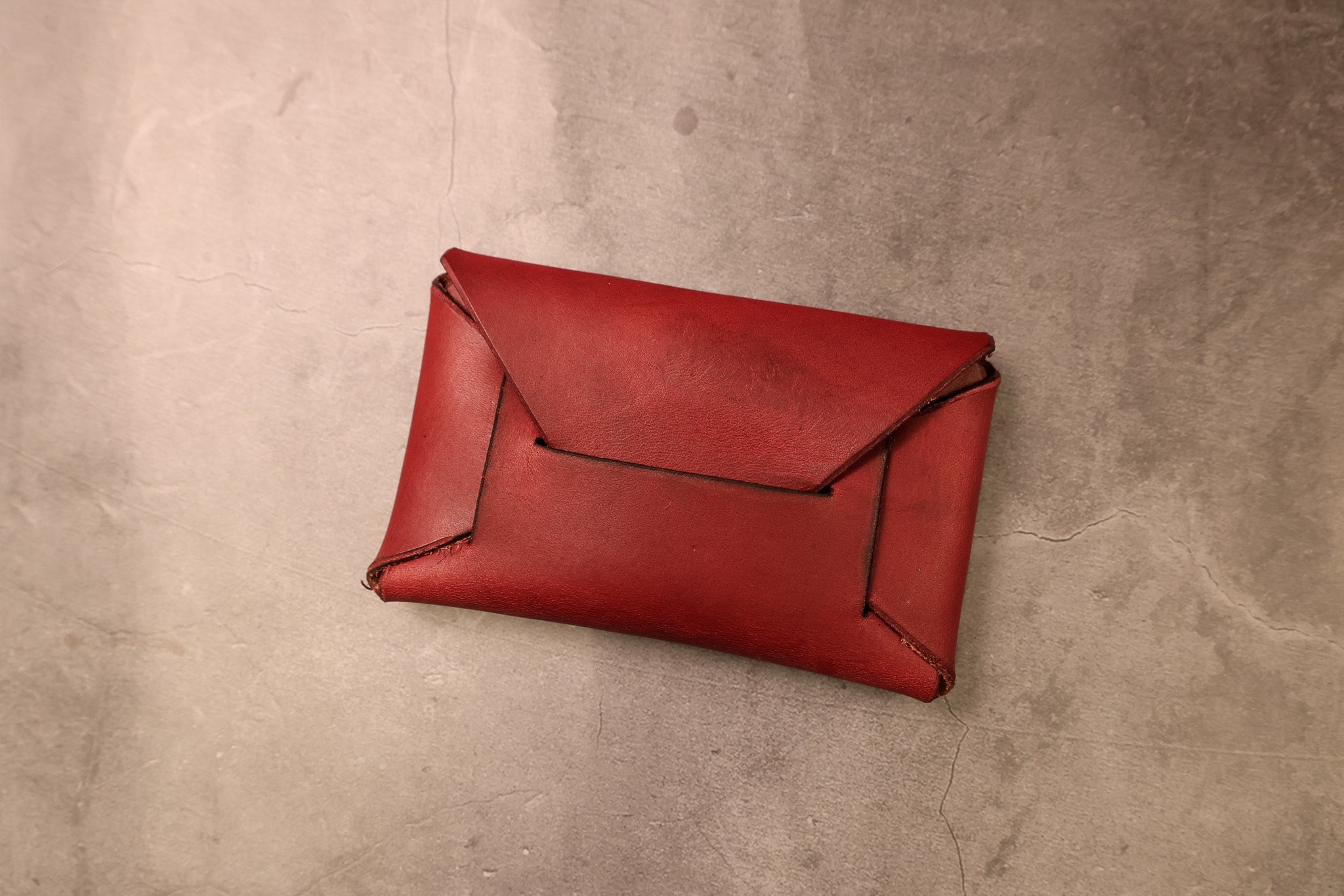 Stitchless Card Holder - Bordeaux Minerva