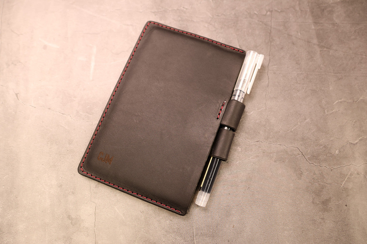 Leather Field Notes Set - Black Minerva