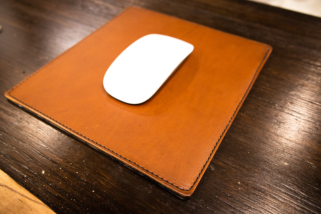 Leather Mouse Pad - Walnut Minerva