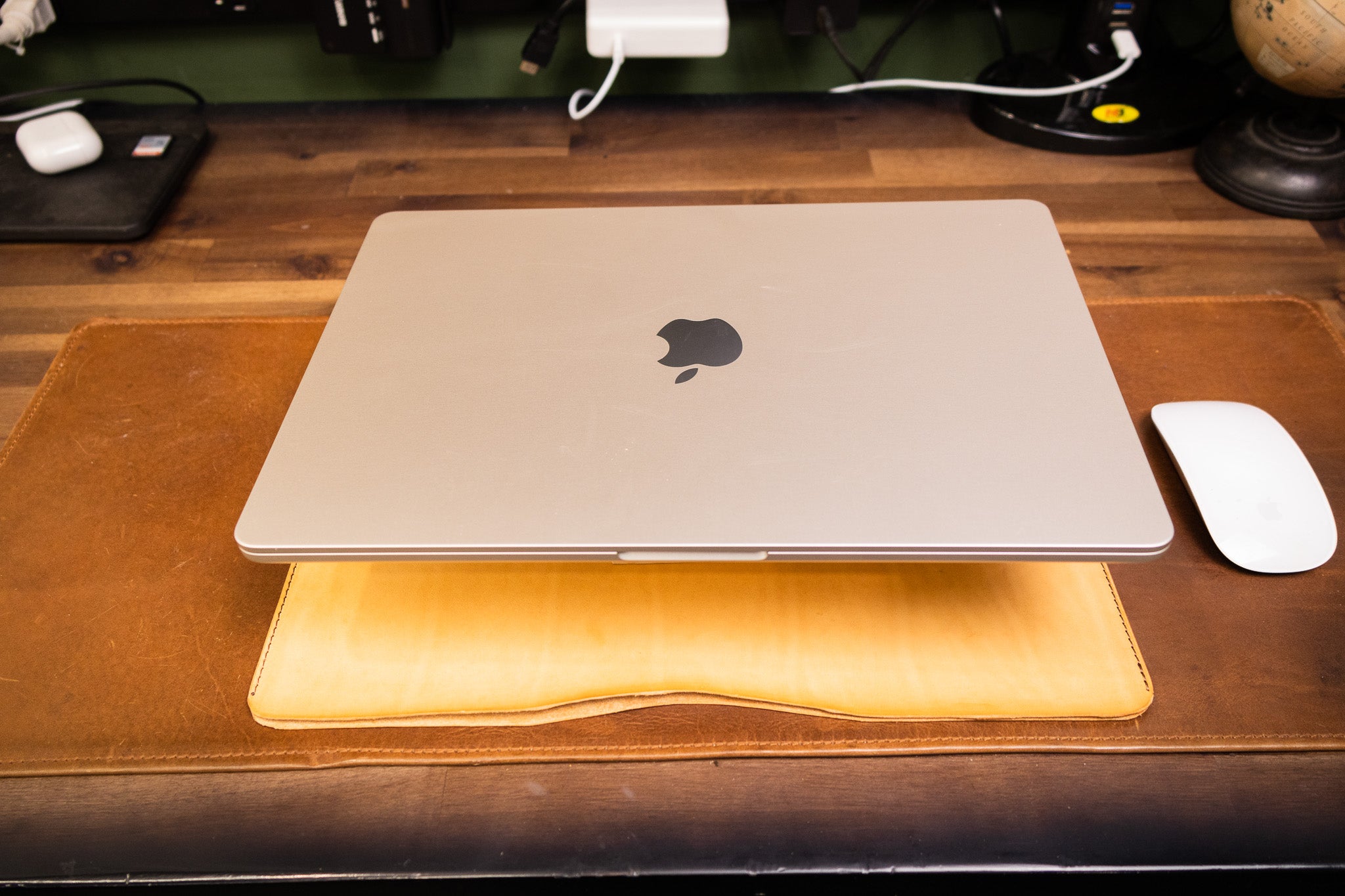 Leather MacBook Sleeve - Natural Minerva