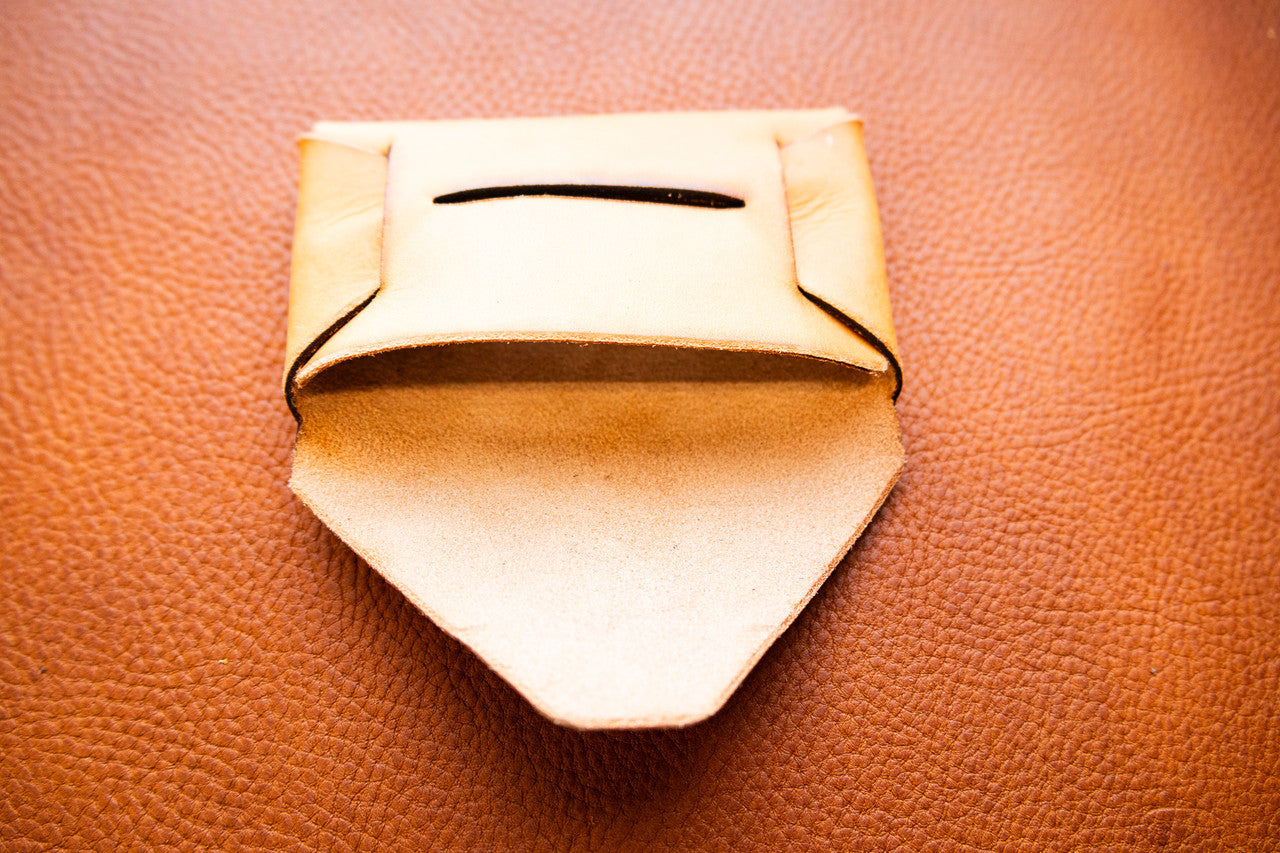 Stitchless Card Holder - Natural Minerva