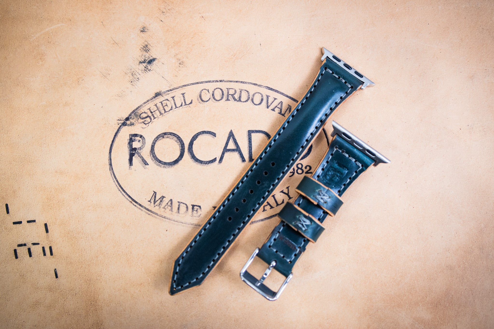 Classic Leather Apple Watch Band - Jungle Green Shell Cordovan (LIMITED EDITION)