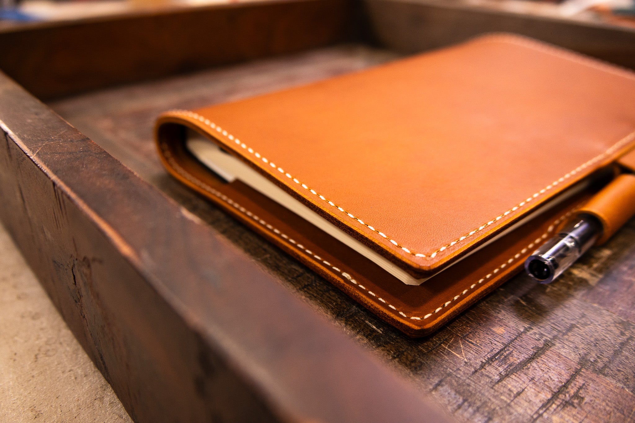 LEUCHTTURM1917 A5 Leather Notebook Cover Set - Olmo Minerva