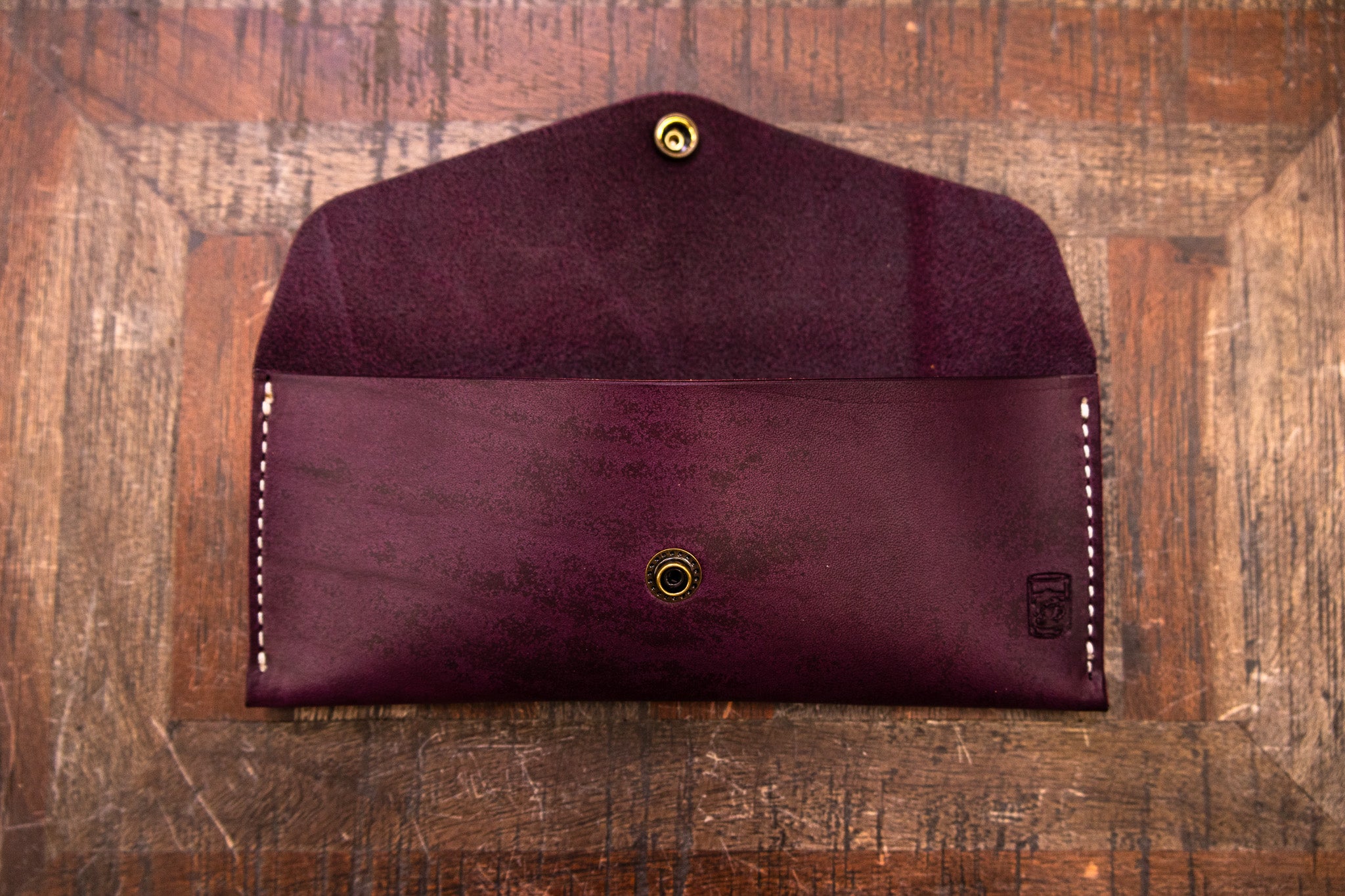 Leather Money Envelope - Violet Minerva (LIMITED EDITION)