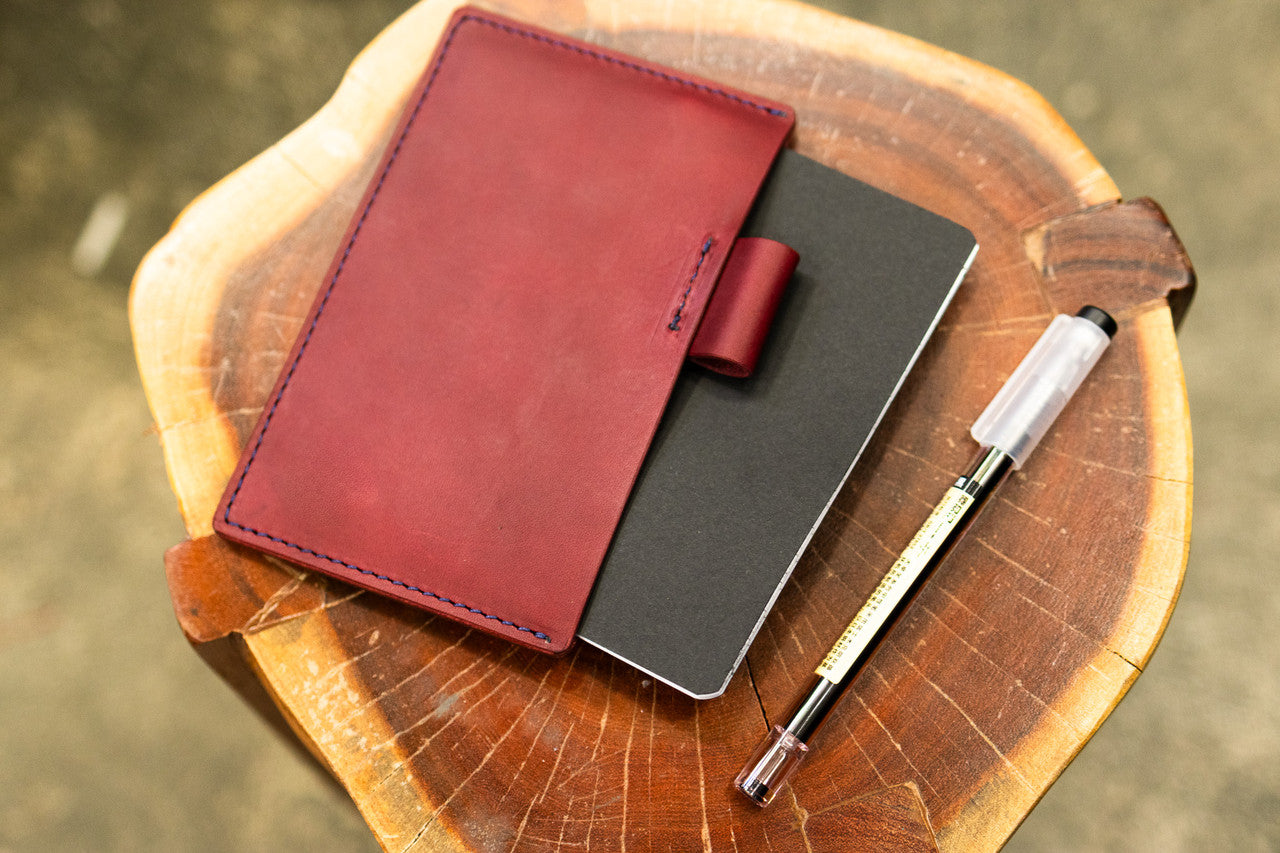 Leather Field Notes Set - Bordeaux Minerva