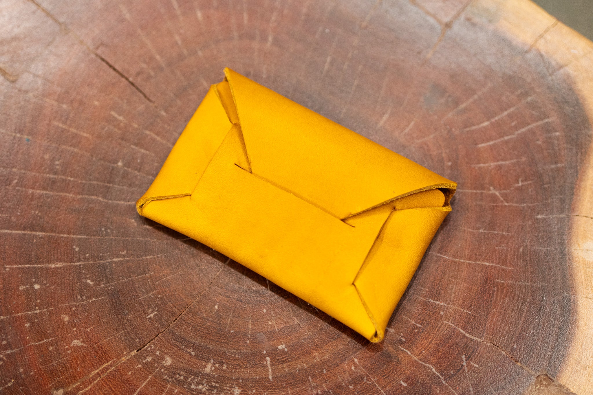Stitchless Card Holder - Yellow Minerva (LIMITED EDITION)