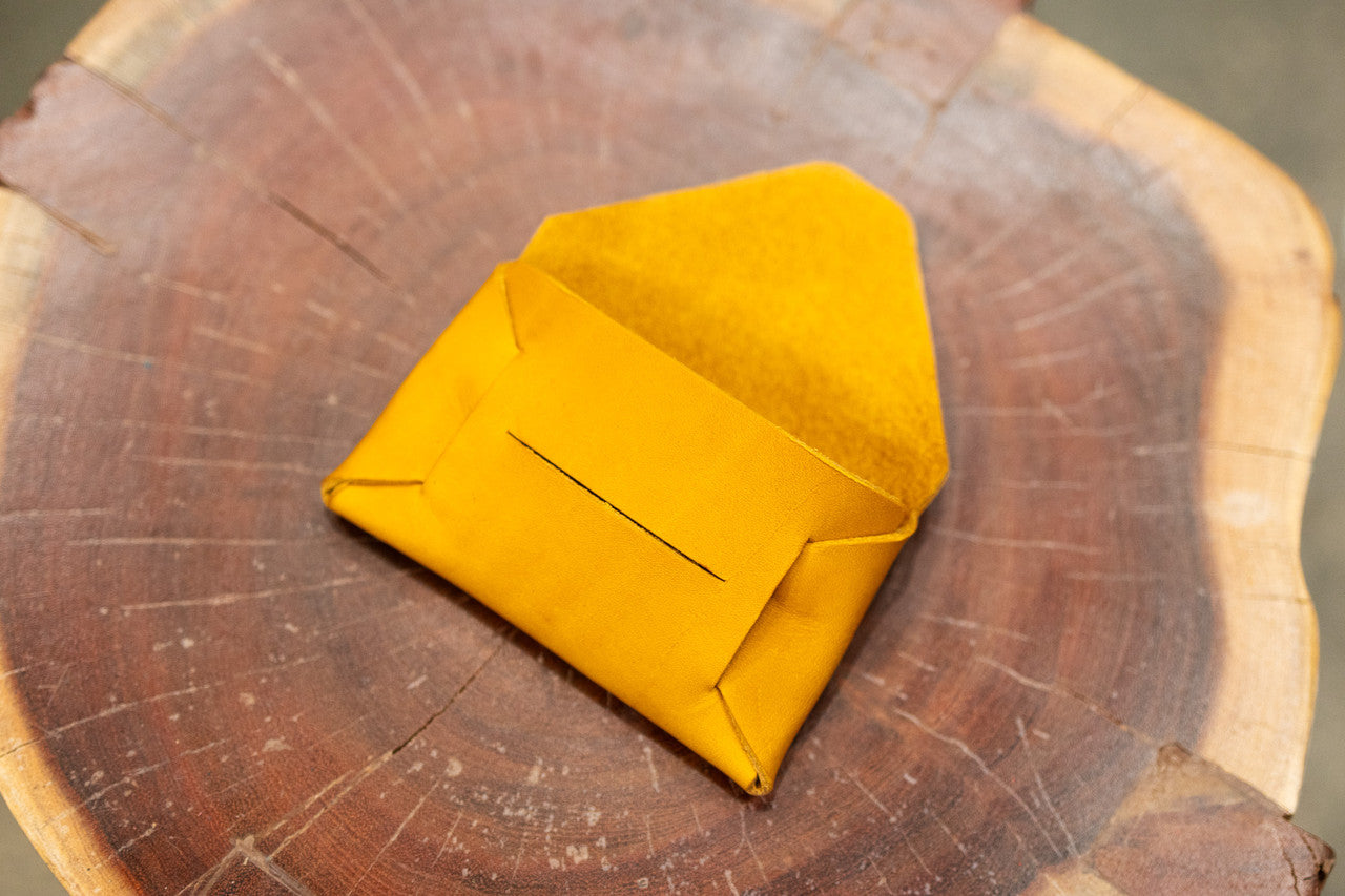 Stitchless Card Holder - Yellow Minerva (LIMITED EDITION)