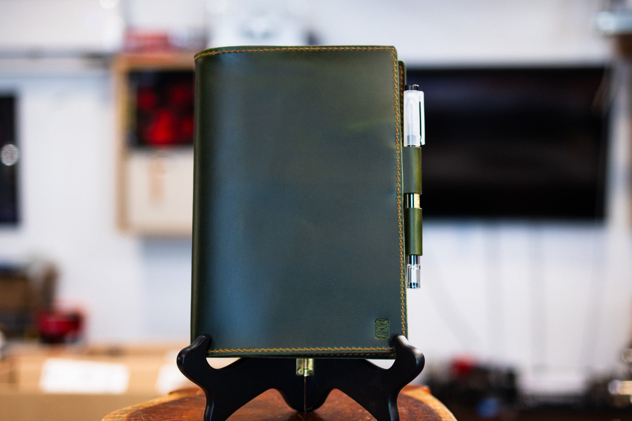 LEUCHTTURM1917 A6 Pocket Leather Notebook Cover Set - Evergreen