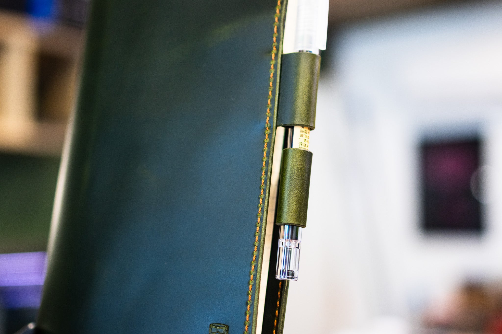 LEUCHTTURM1917 A6 Pocket Leather Notebook Cover Set - Evergreen