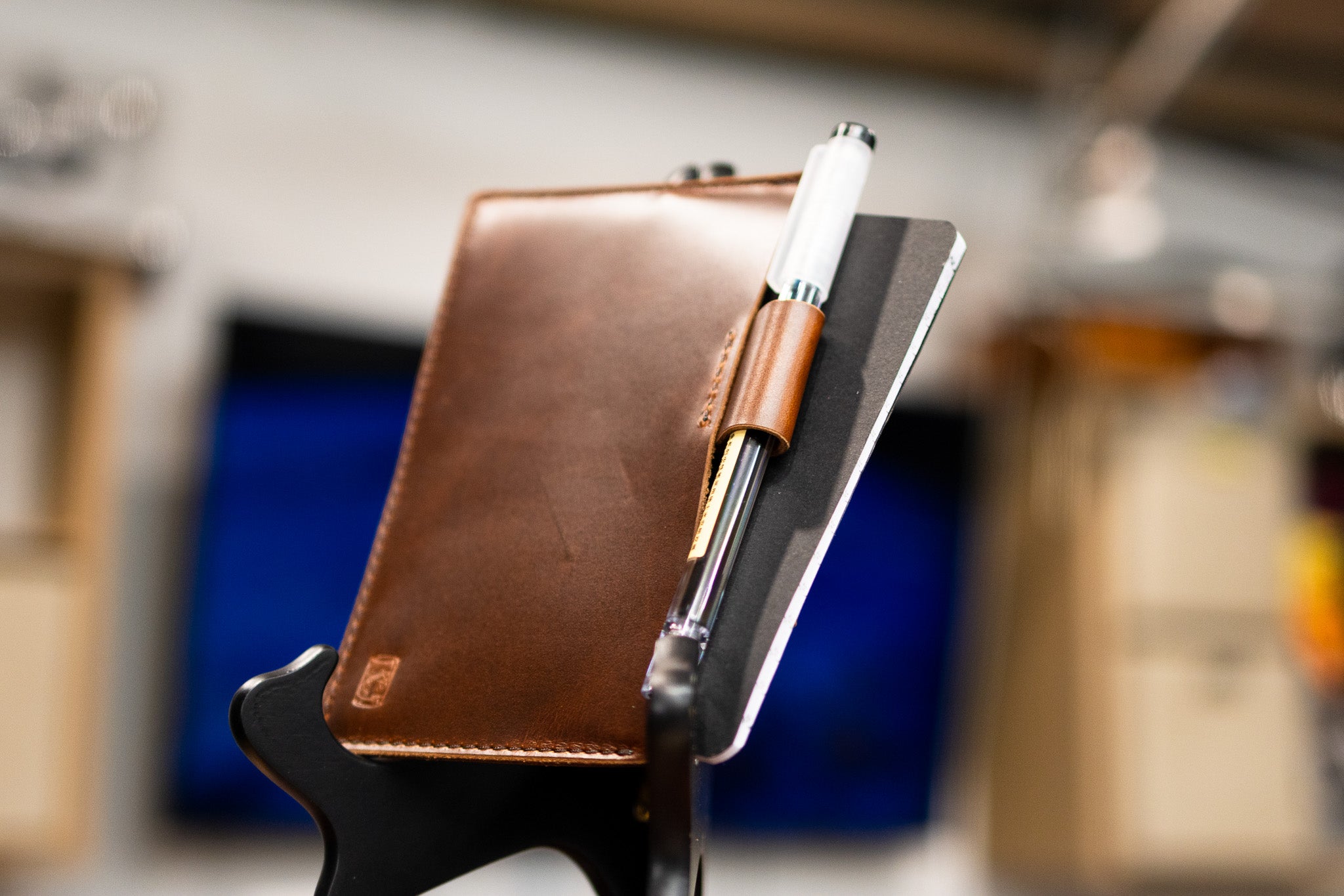 Leather Field Notes Set - Cognac Balmoral