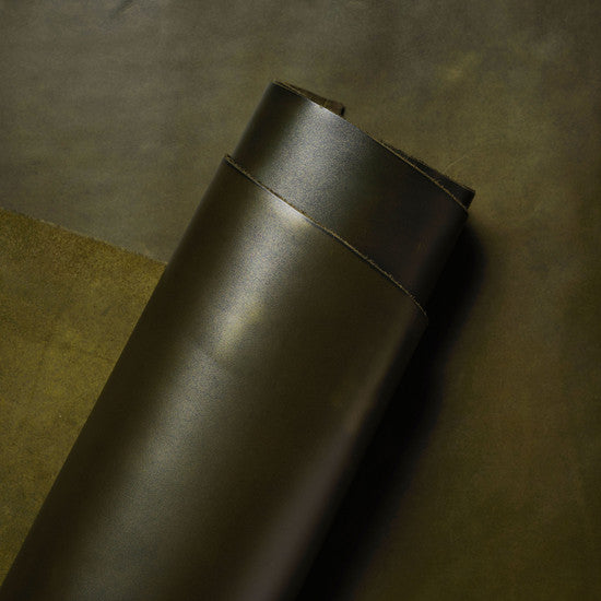 Leather Carry-On Duffle Bag - Evergreen