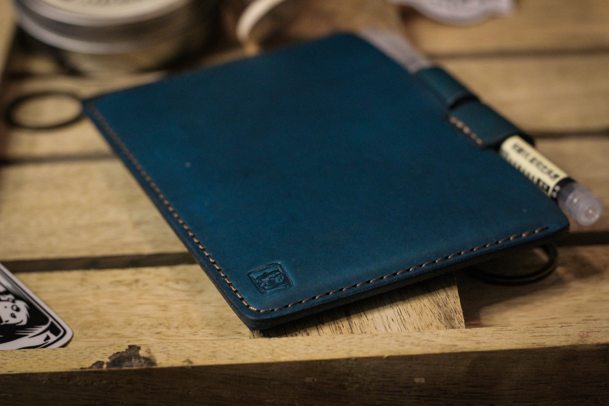 Leather Field Notes Set - Turquoise Minerva