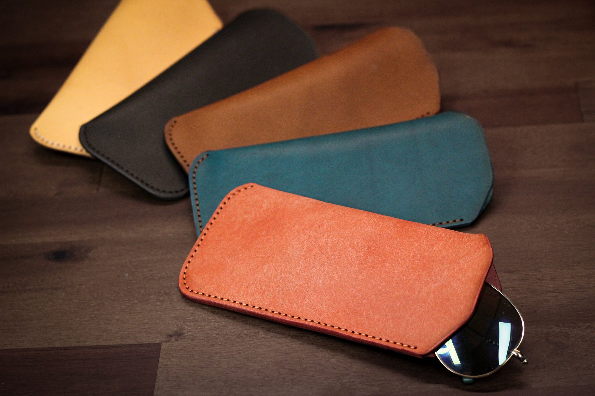 Leather Sunglasses Sleeve - Digital Pattern