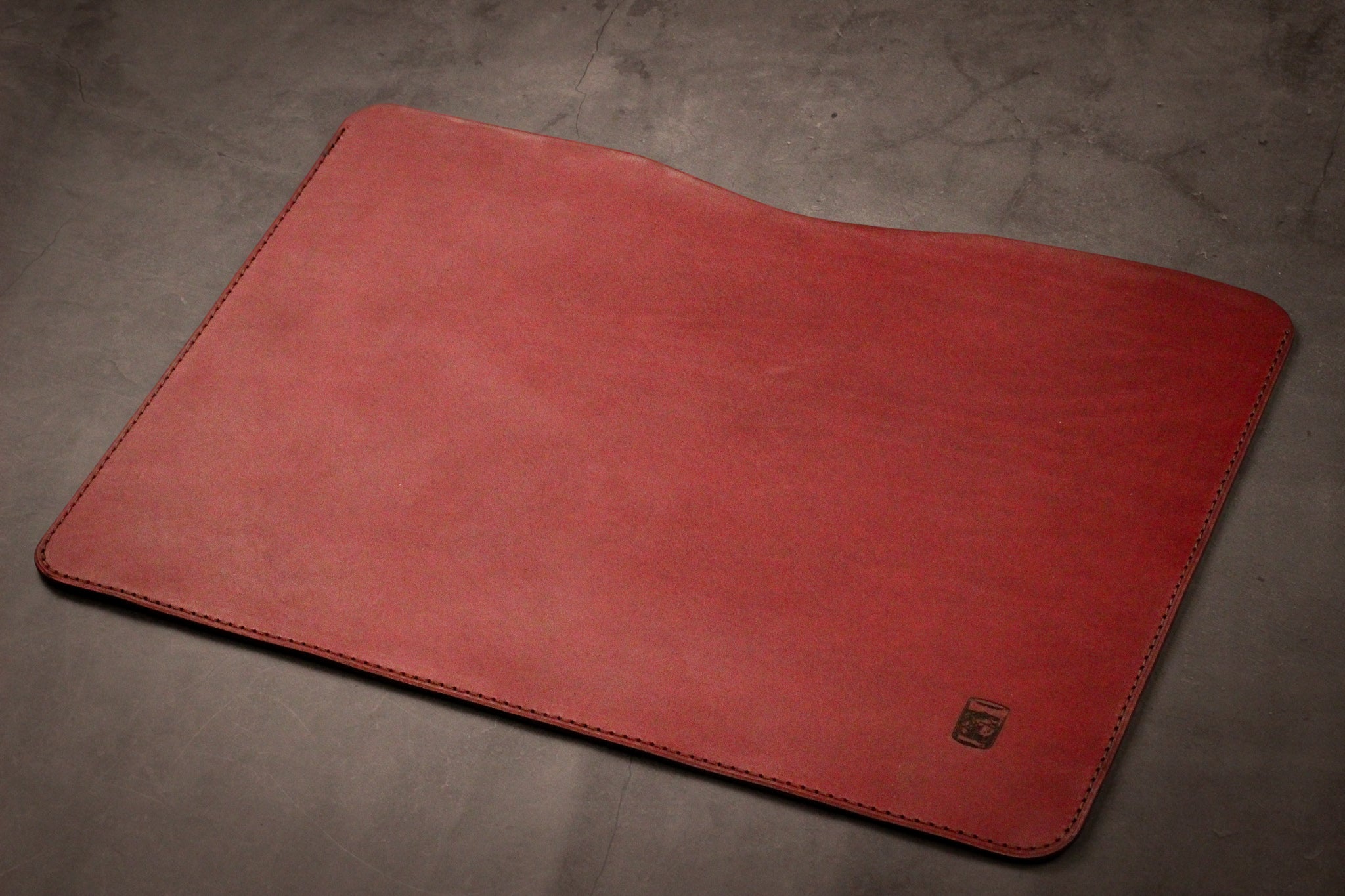Leather MacBook Sleeve - Bordeaux Minerva