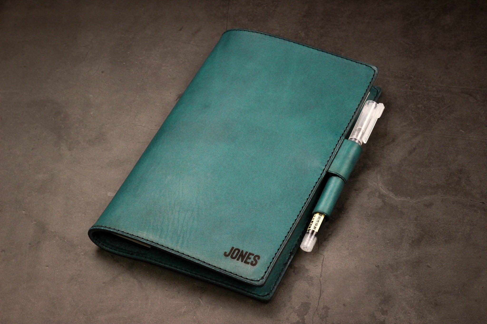 LEUCHTTURM1917 A5 Leather Notebook Cover Set - Turquoise Minerva