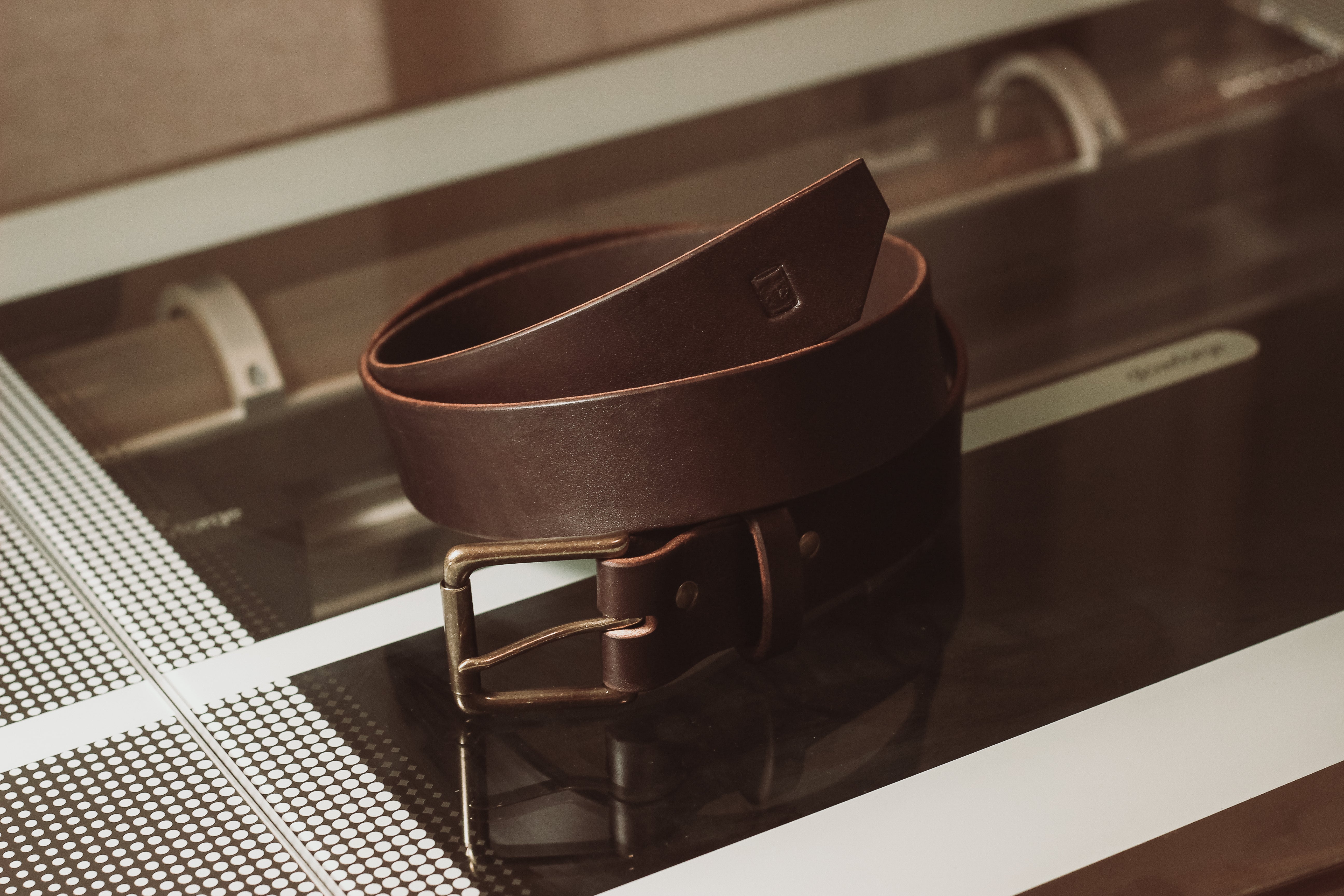 Leather Belt - Dark Brown