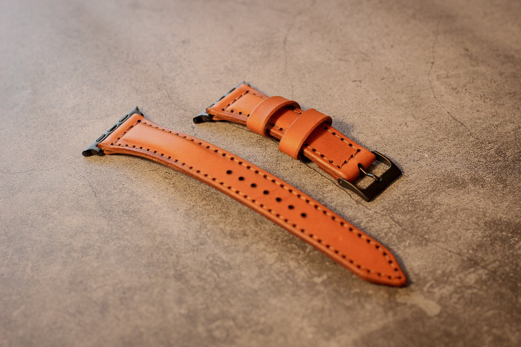 Classic Leather Apple Watch Band - Olmo Minerva