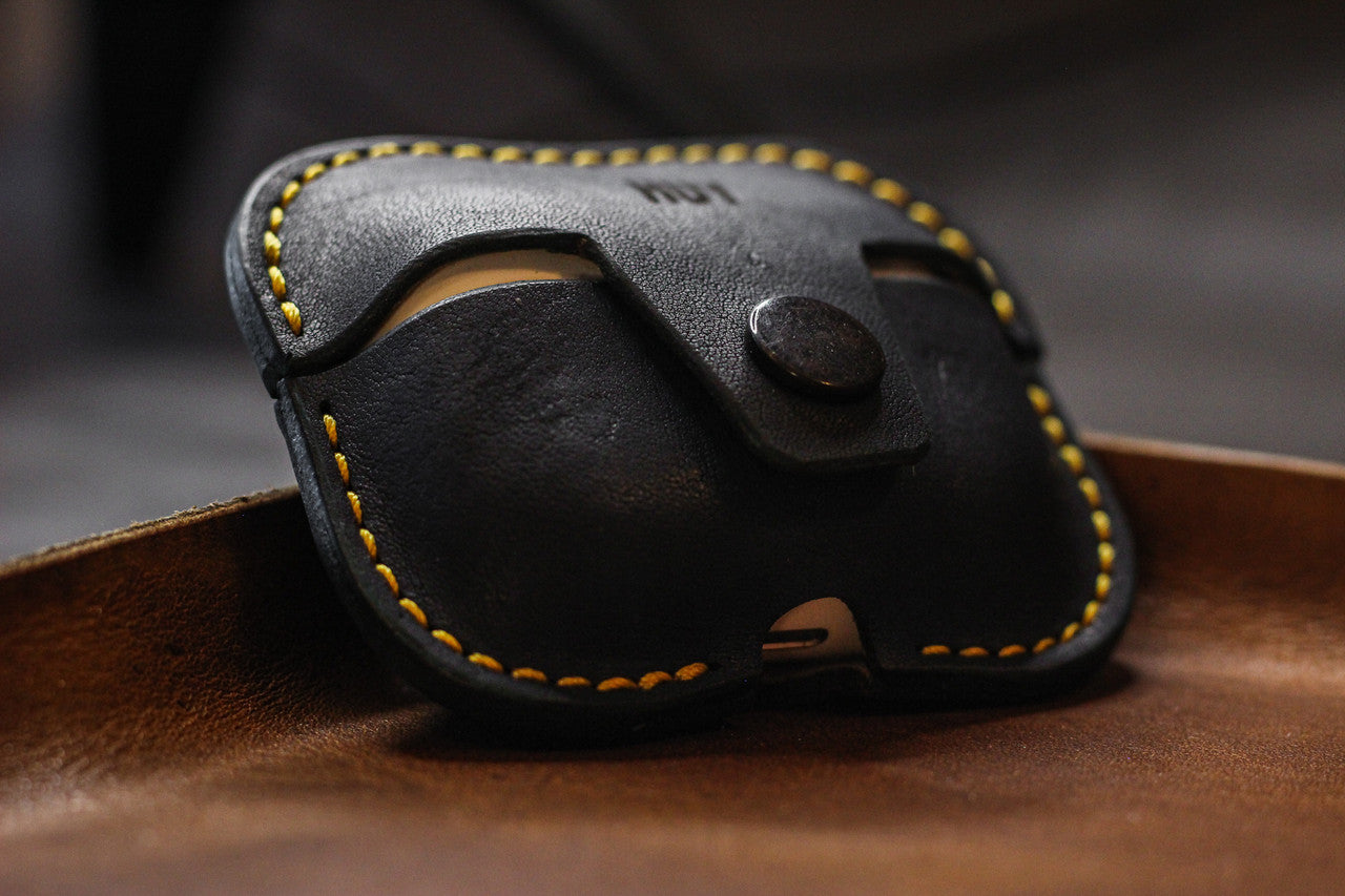 Leather AirPods 3 Case - Navy Blue Minerva